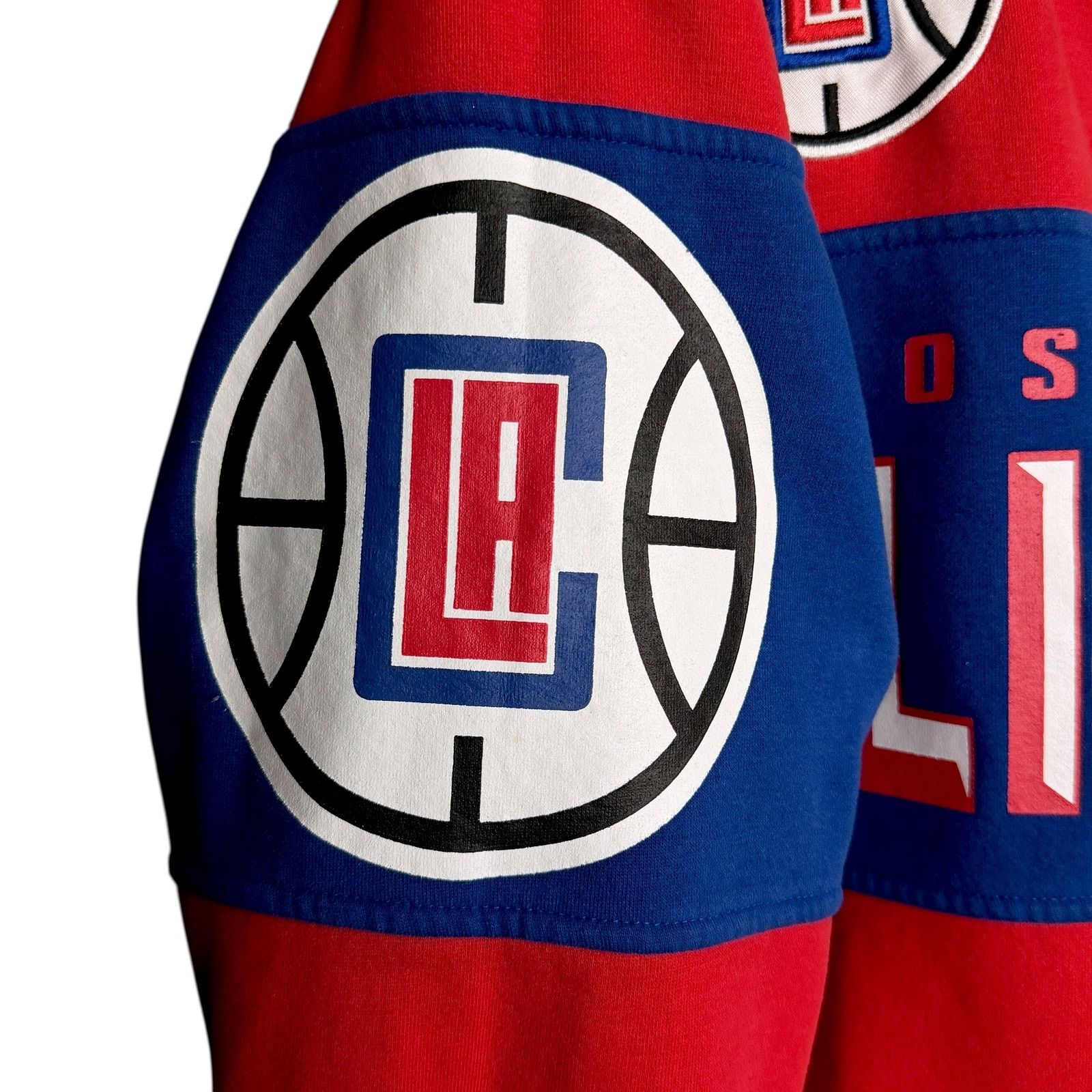 G-III LA Clippers Mens G-III Sports Carl Banks Red Blue Sweatshirt Size US L / EU 52-54 / 3 - 6 Thumbnail