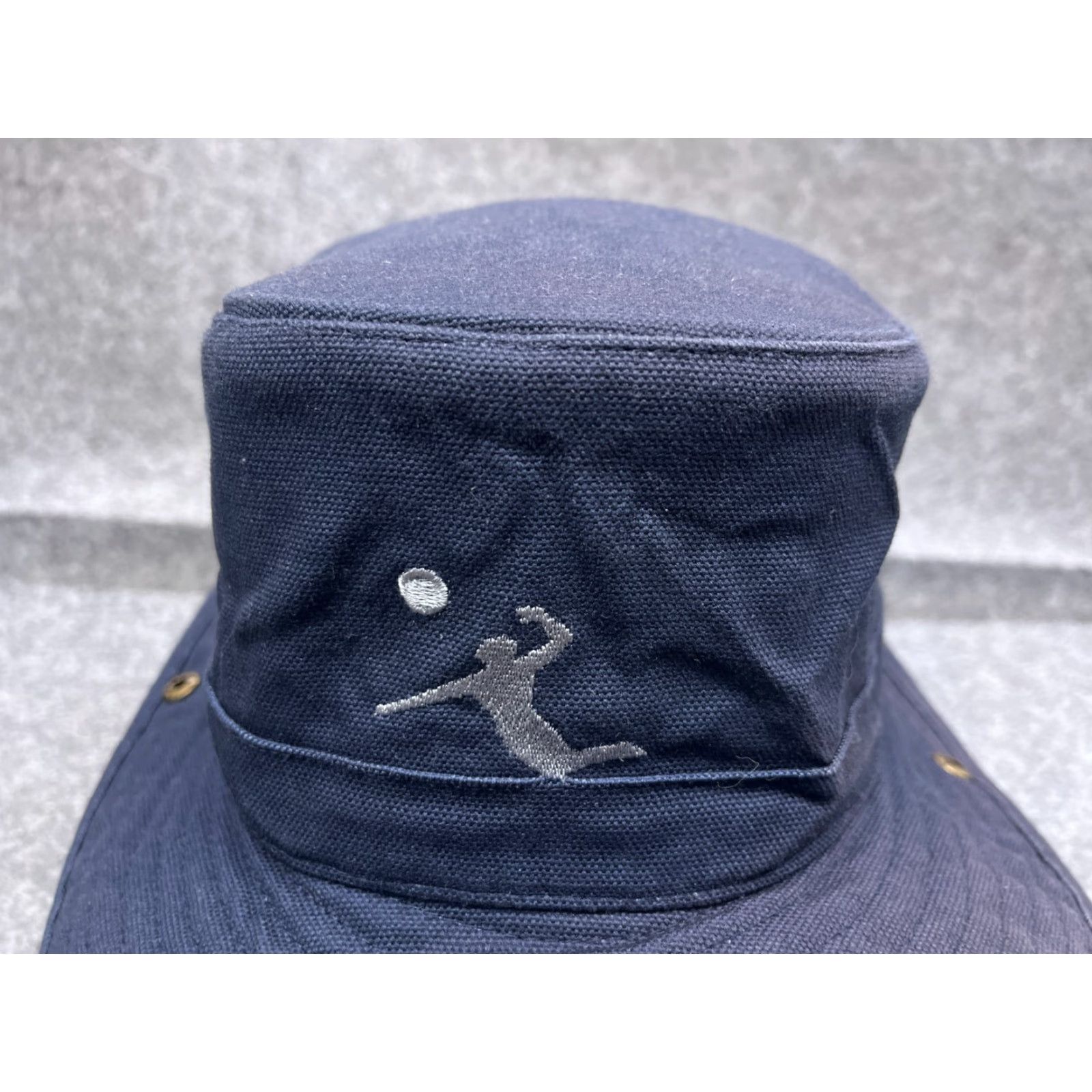 Vintage Big Accessories Blue Bucket Hat Adult One Size Cotton Lightweight Sports Beach Camping Unisex Size ONE SIZE - 2 Thumbnail