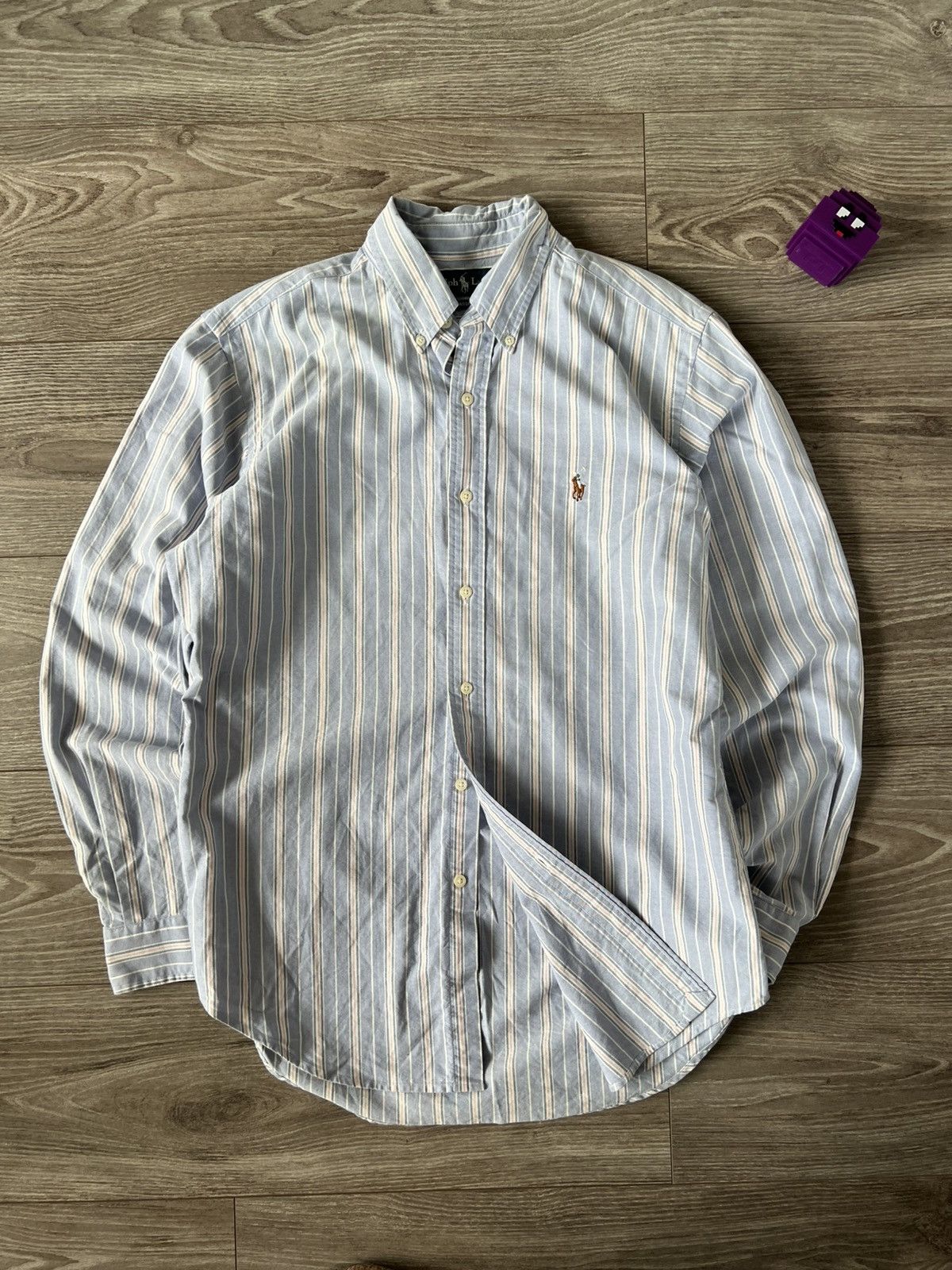 Polo Ralph Lauren Vintage Polo Ralph Lauren RRL Classic Fit Colour Logo Shirt Size US M / EU 48-50 / 2 - 3 Thumbnail