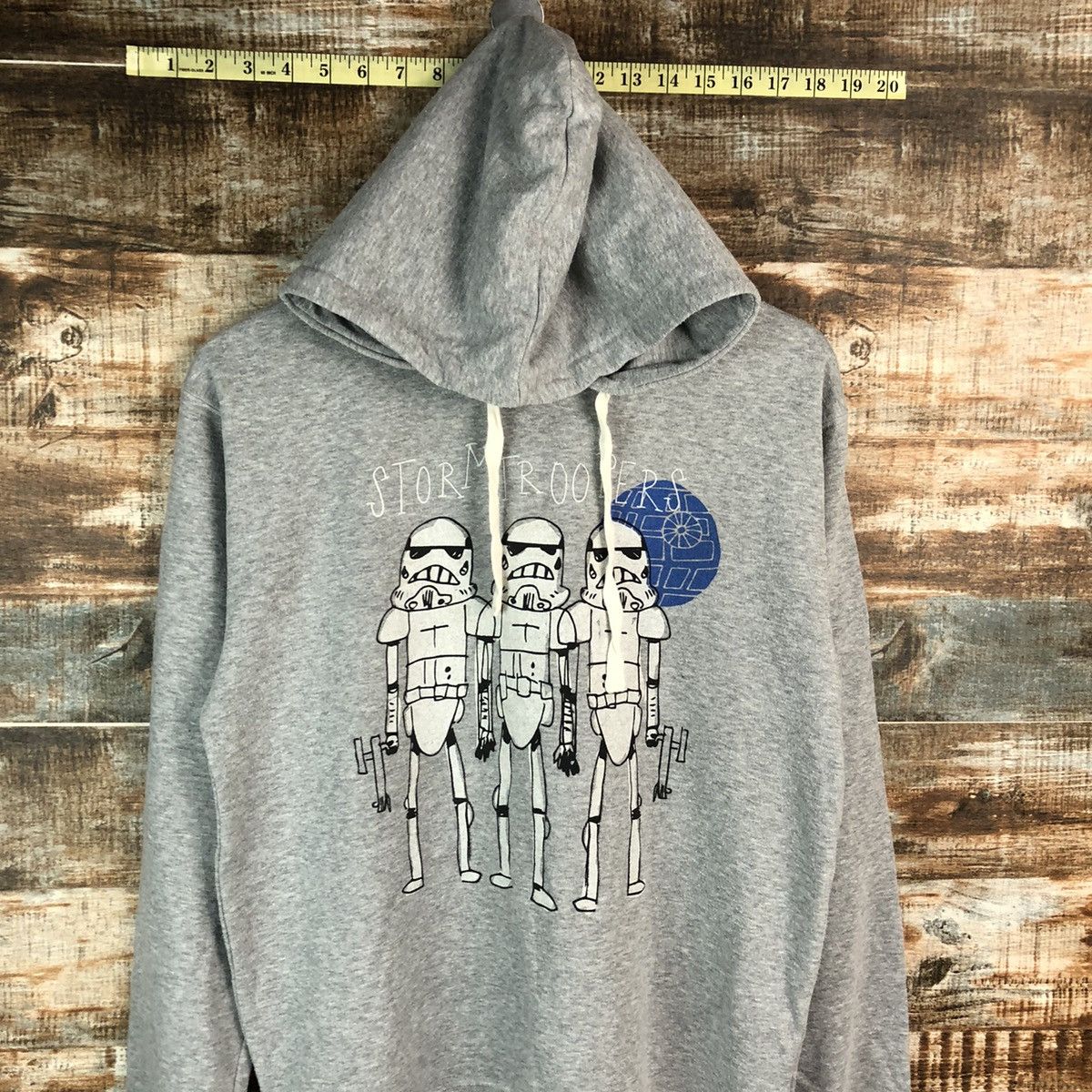 Cartoon Network × Star Wars Stars Wars storm Trooper movie Grey Hoodie #A1534 Size US M / EU 48-50 / 2 - 5 Thumbnail