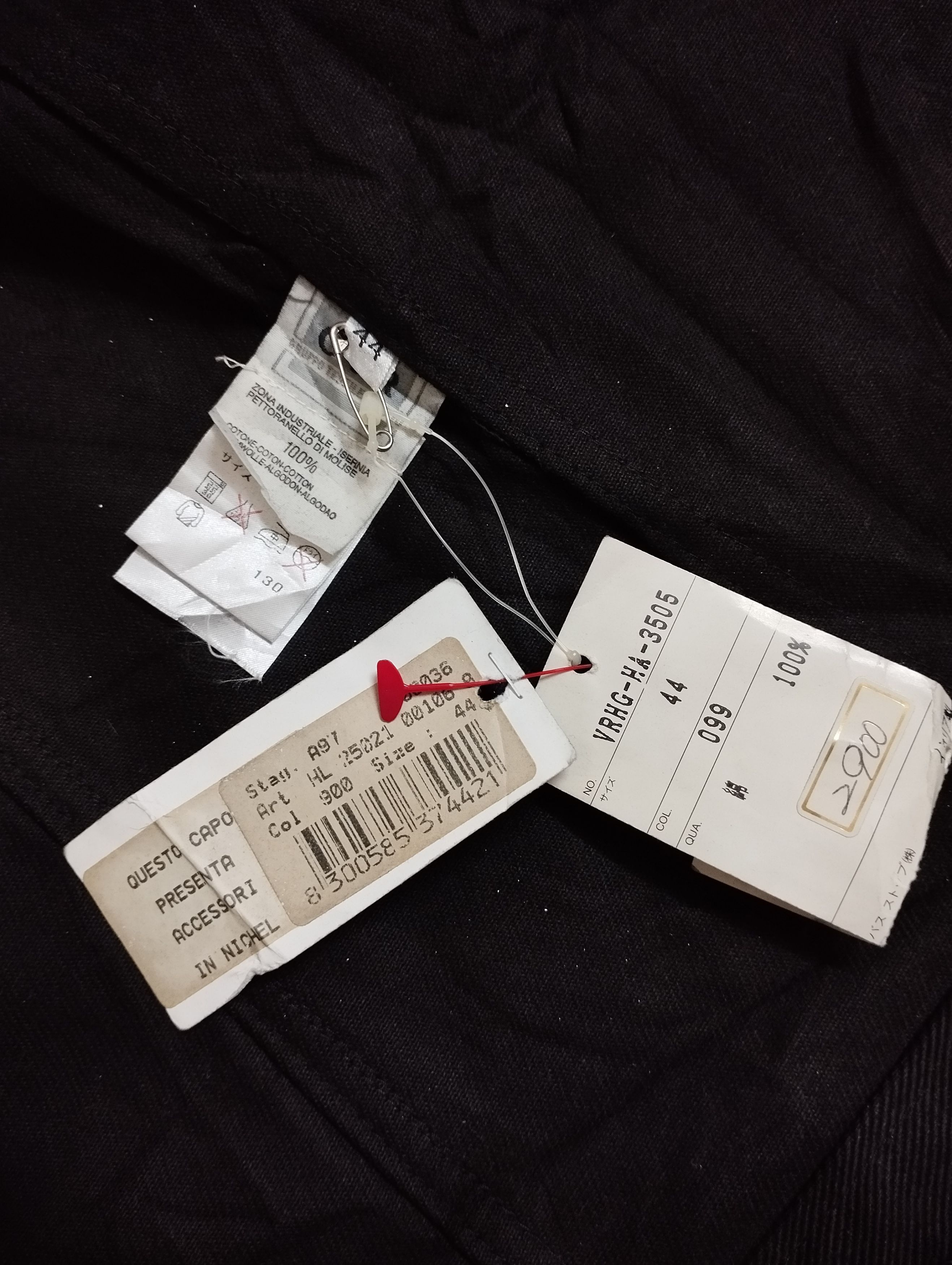 Helmut Lang Rare🔥Vintage1997 Helmut Lang Denim Jacket Rubber Stripe NOS Size US M / EU 48-50 / 2 - 6 Thumbnail