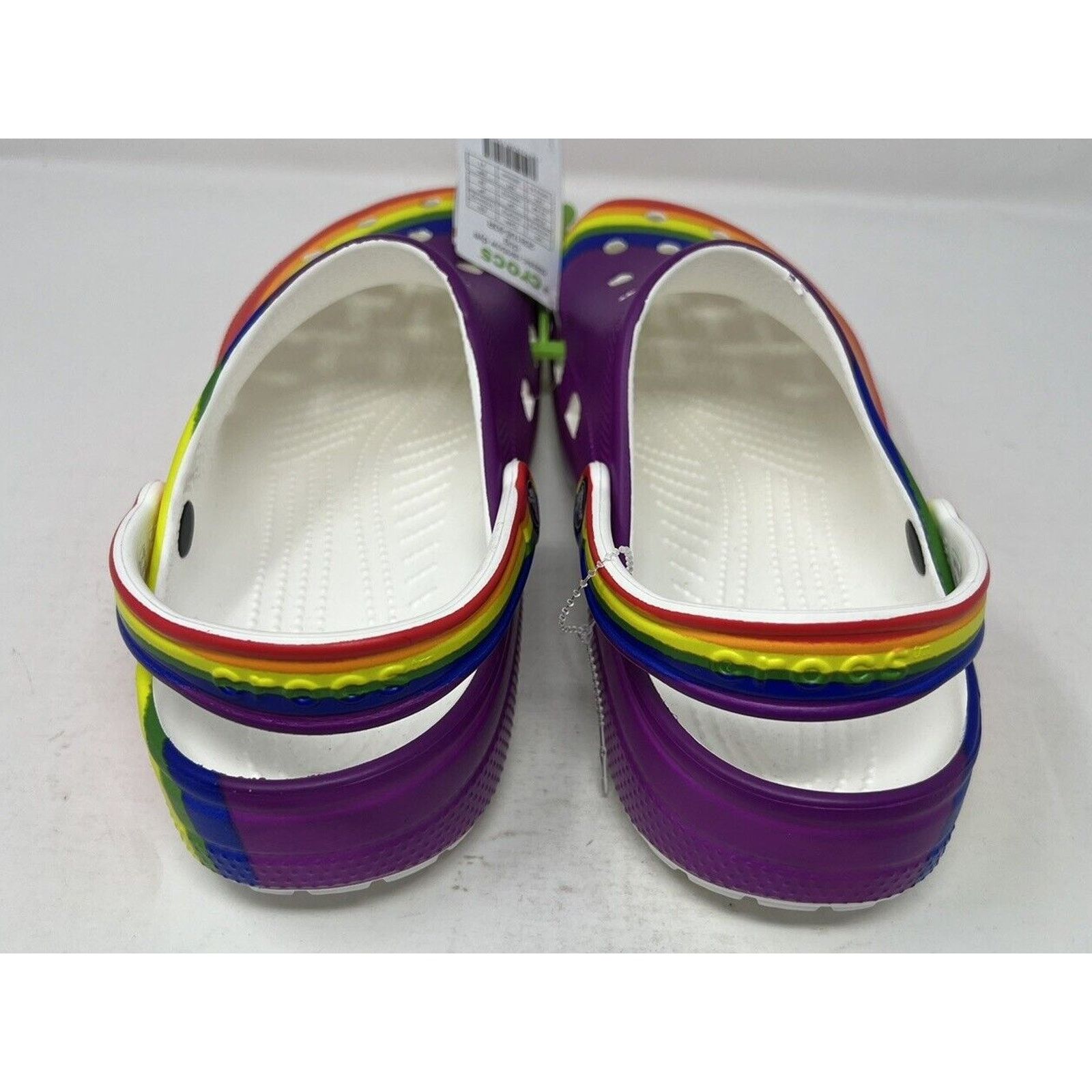 Crocs Classic Rainbow Clog Unisex Shoes Men: 10 Women: 12