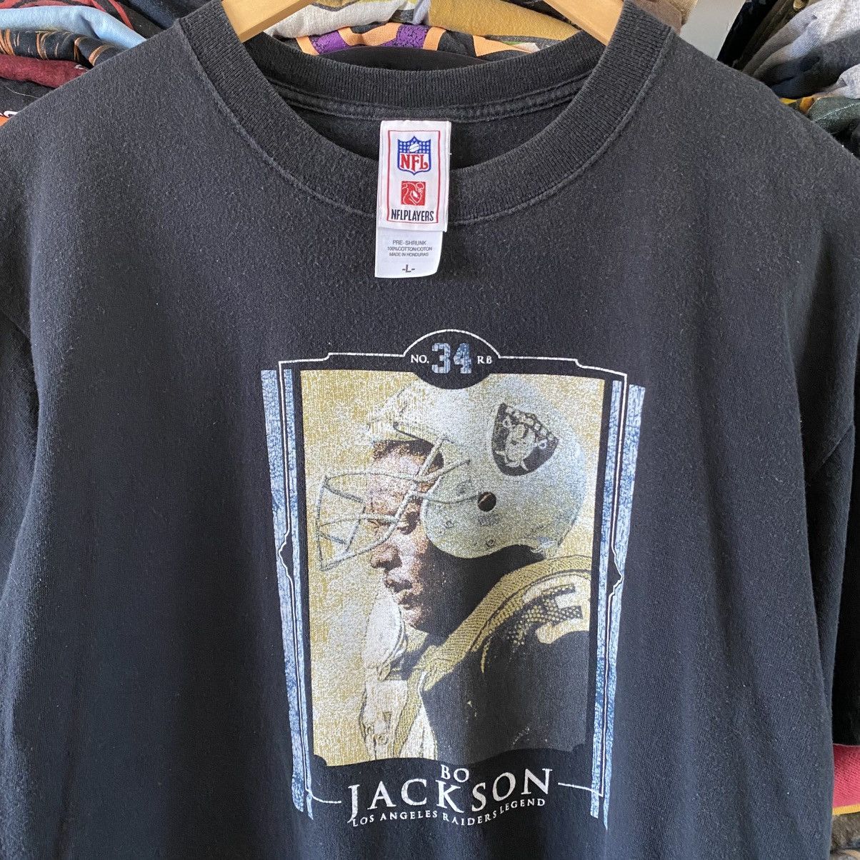 NFL Vintage Los Angeles Raiders T-Shirt Bo Jackson NFL Football Size US L / EU 52-54 / 3 - 2 Thumbnail