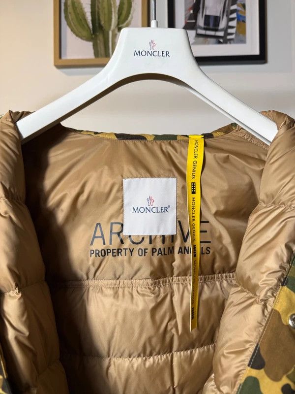 Moncler × Palm Angels Moncler "Limited Edition" Camouflage x Palm Angels Coat Size US L / EU 52-54 / 3 - 3 Thumbnail
