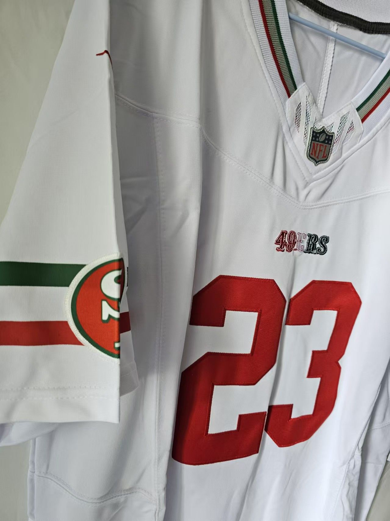 NFL San Francisco 49ers #23 Mccaffrey Jersey XXL Size US XXL / EU 58 / 5 - 3 Thumbnail