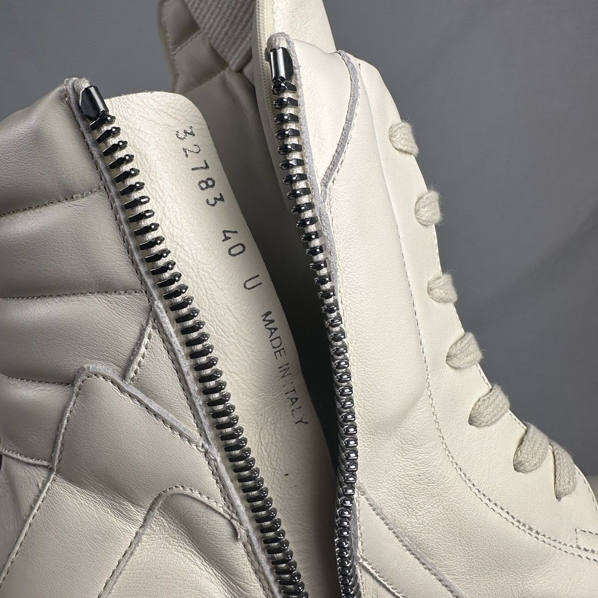 Rick Owens Rick Owens Milk Geobaskets Size US 7.5 / EU 40-41 - 11 Thumbnail