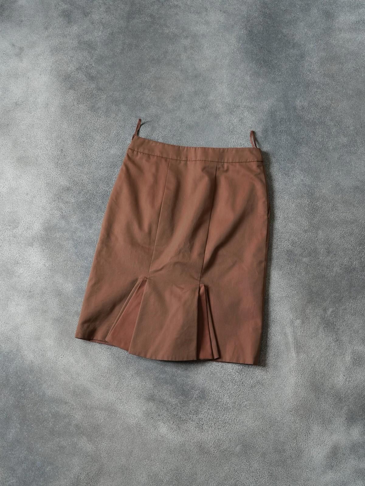 Saint Laurent Paris F/W 2004 Yves Saint Laurent By Tom Ford Pencil Pleat Skirt Size 28" / US 6 / IT 42 - 2 Thumbnail