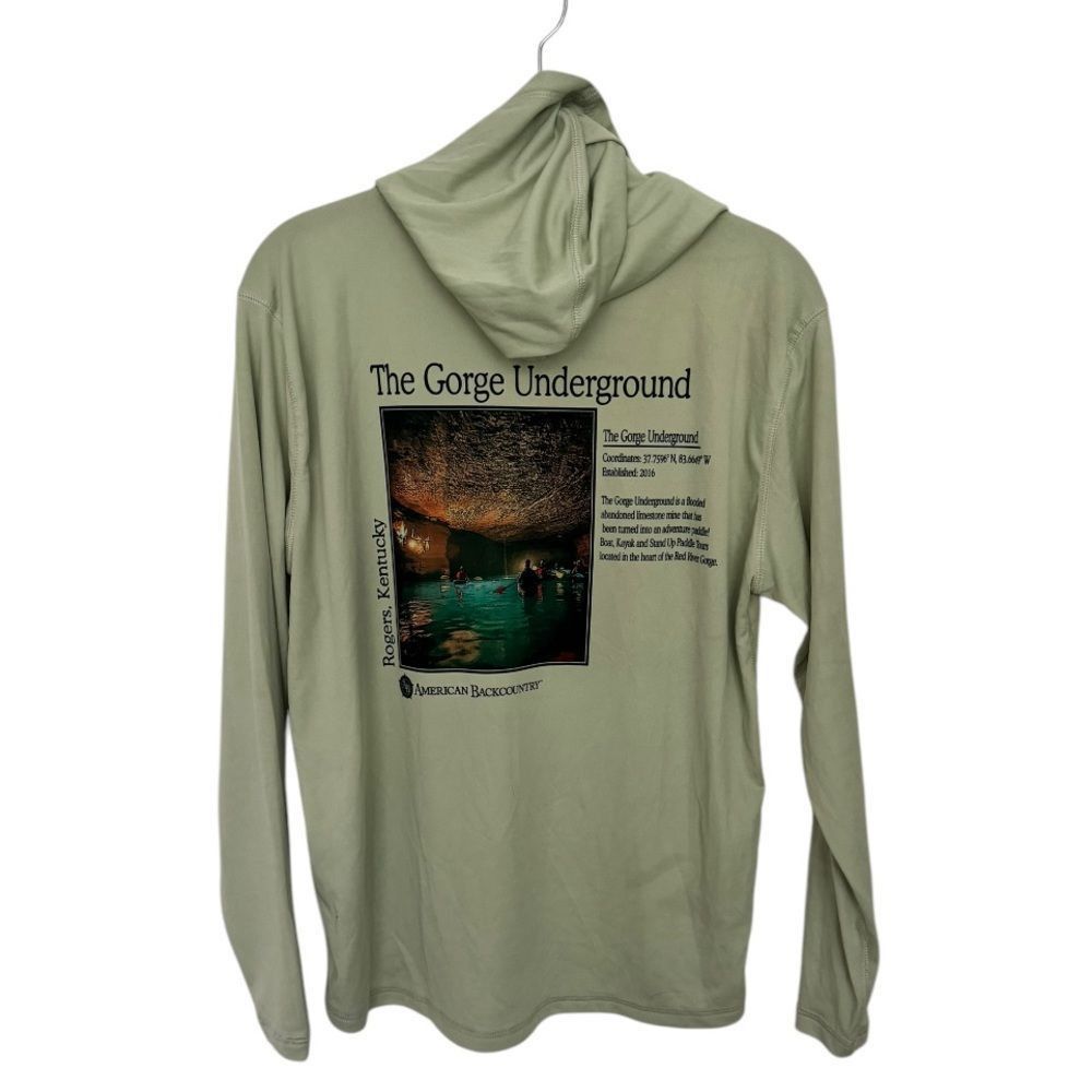 Other Red River Gorge Underground Hooded Long Sleeve Graphic Shirt Size XS / US 0-2 / IT 36-38 - 2 Thumbnail