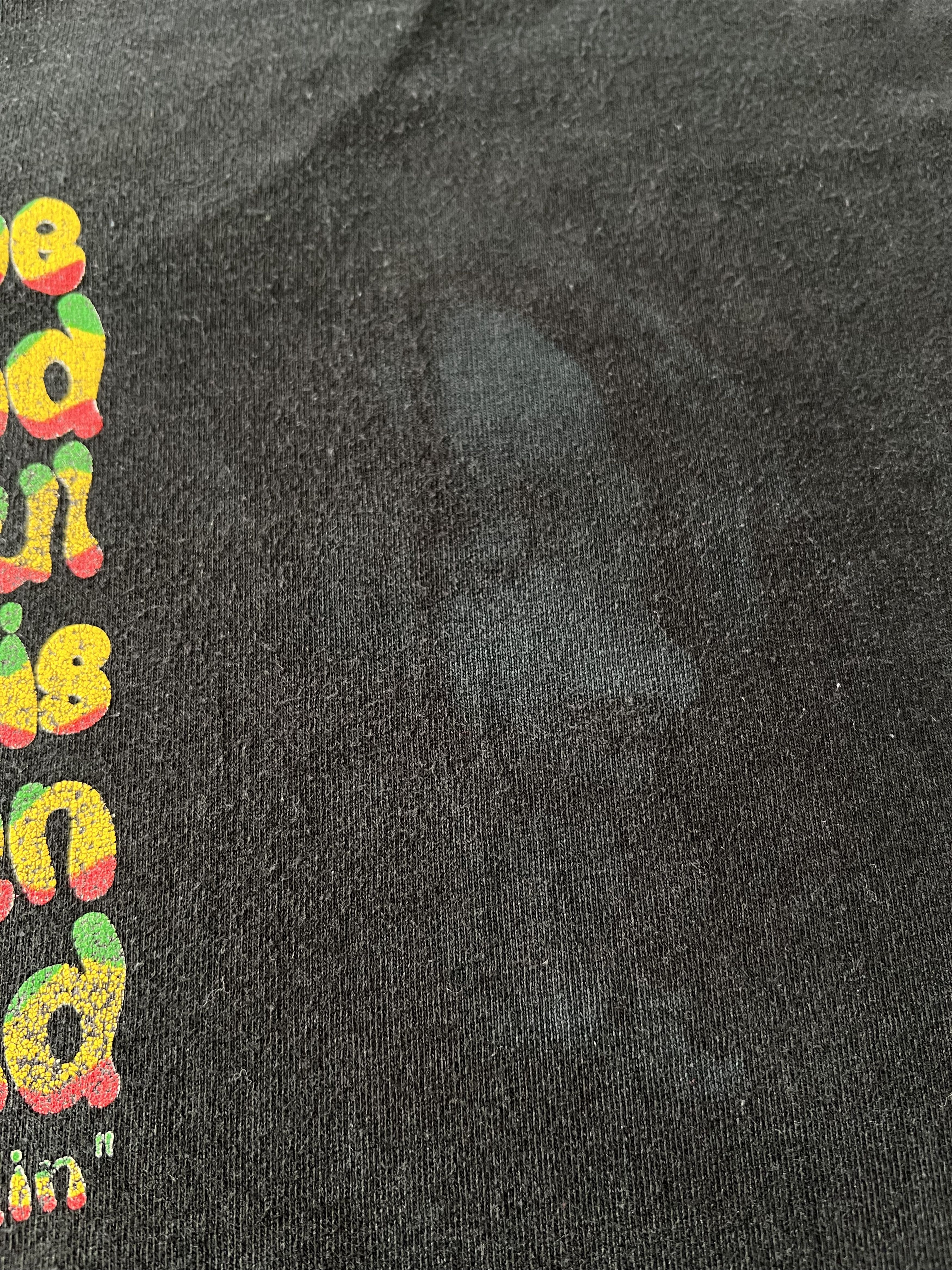 Band Tees Vintage 1996 Bob Marley Zion Train Jamaica Black T-shirt Size US XL / EU 56 / 4 - 17 Thumbnail