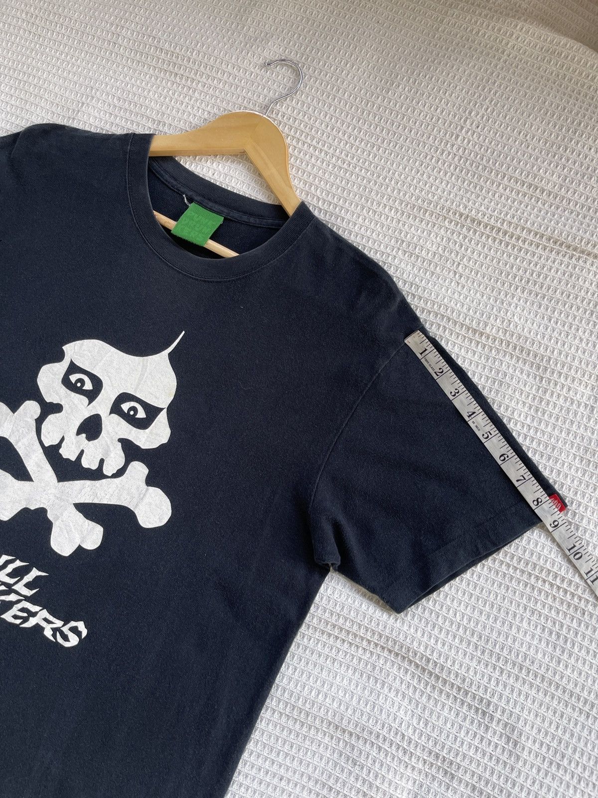 Last Drop🔥Vtg Japanese PUNK DRUNKERS Skullshit Hardliner Tee