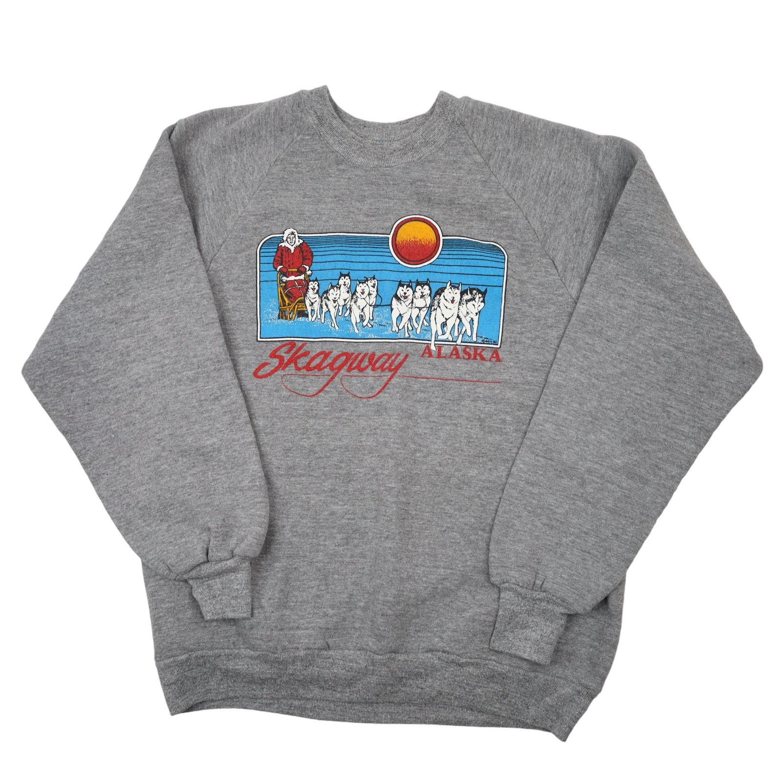 Vintage Vintage Skagway Alaska Sled Dog Graphic Sweatshirt Size US XL / EU 56 / 4 - 1 Thumbnail