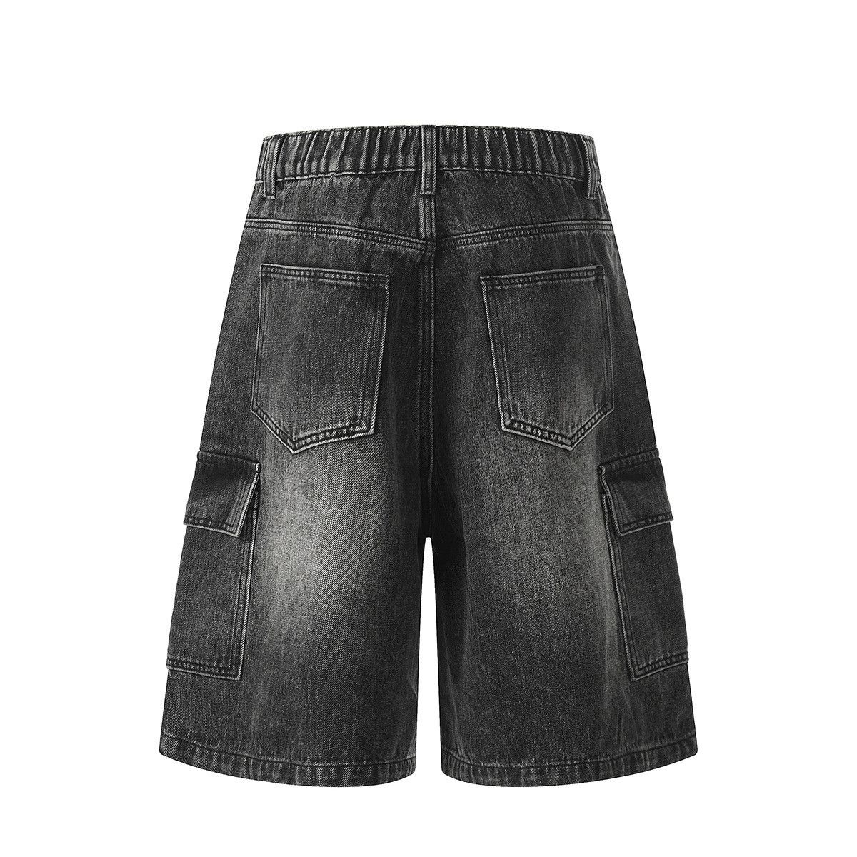 Vintage Men's straight-leg pocket cargo denim shorts Size US 32 / EU 48 - 2 Thumbnail