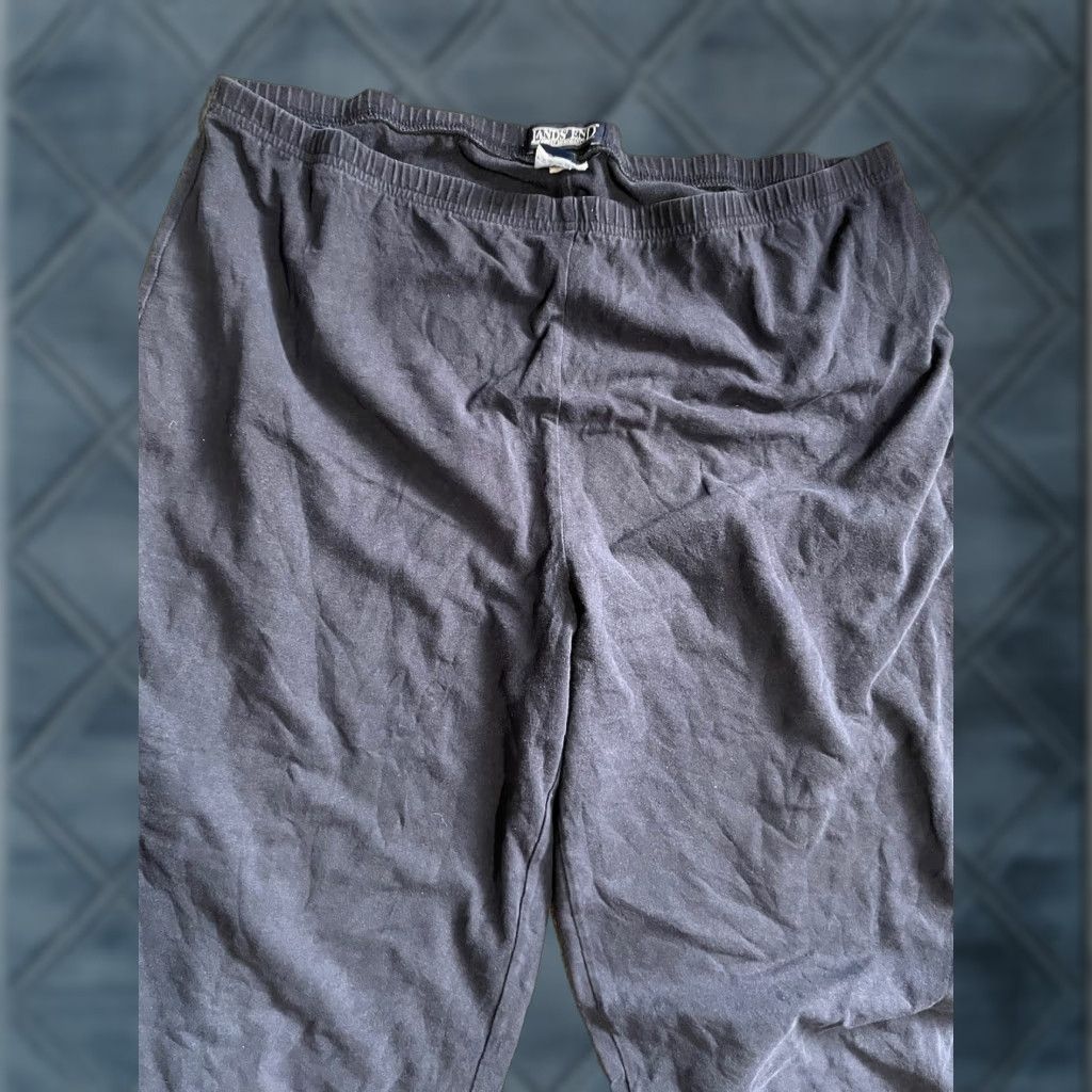 Lands' End Lands End Pants Womens 1X Wide-Leg Navy Knit Pockets Pull On Size 40" / US 18 - 1 Thumbnail