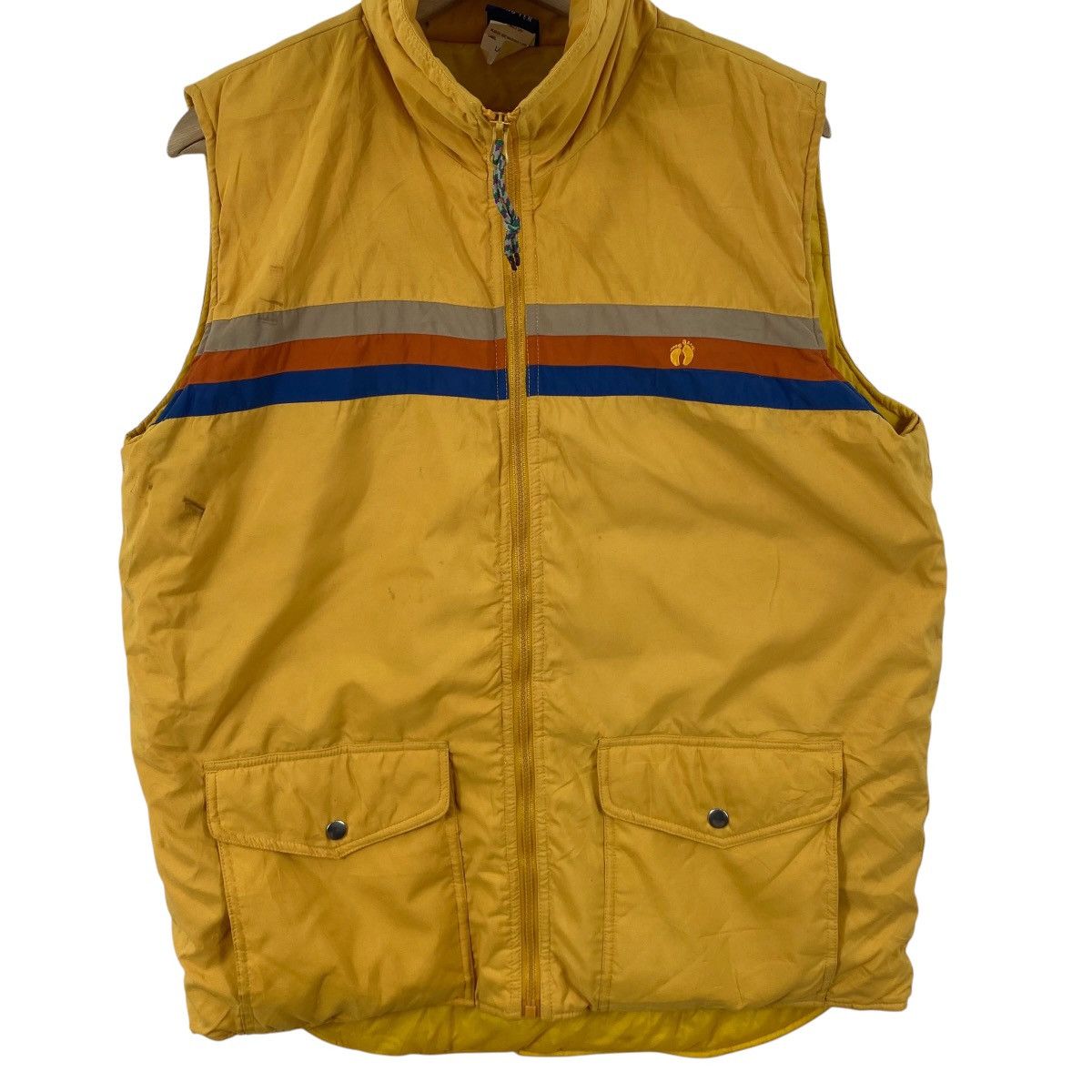 Hang Ten Vintage HANG TEN Puffer Vesy Stripe Outdoor Streetwear Size US L / EU 52-54 / 3 - 5 Thumbnail