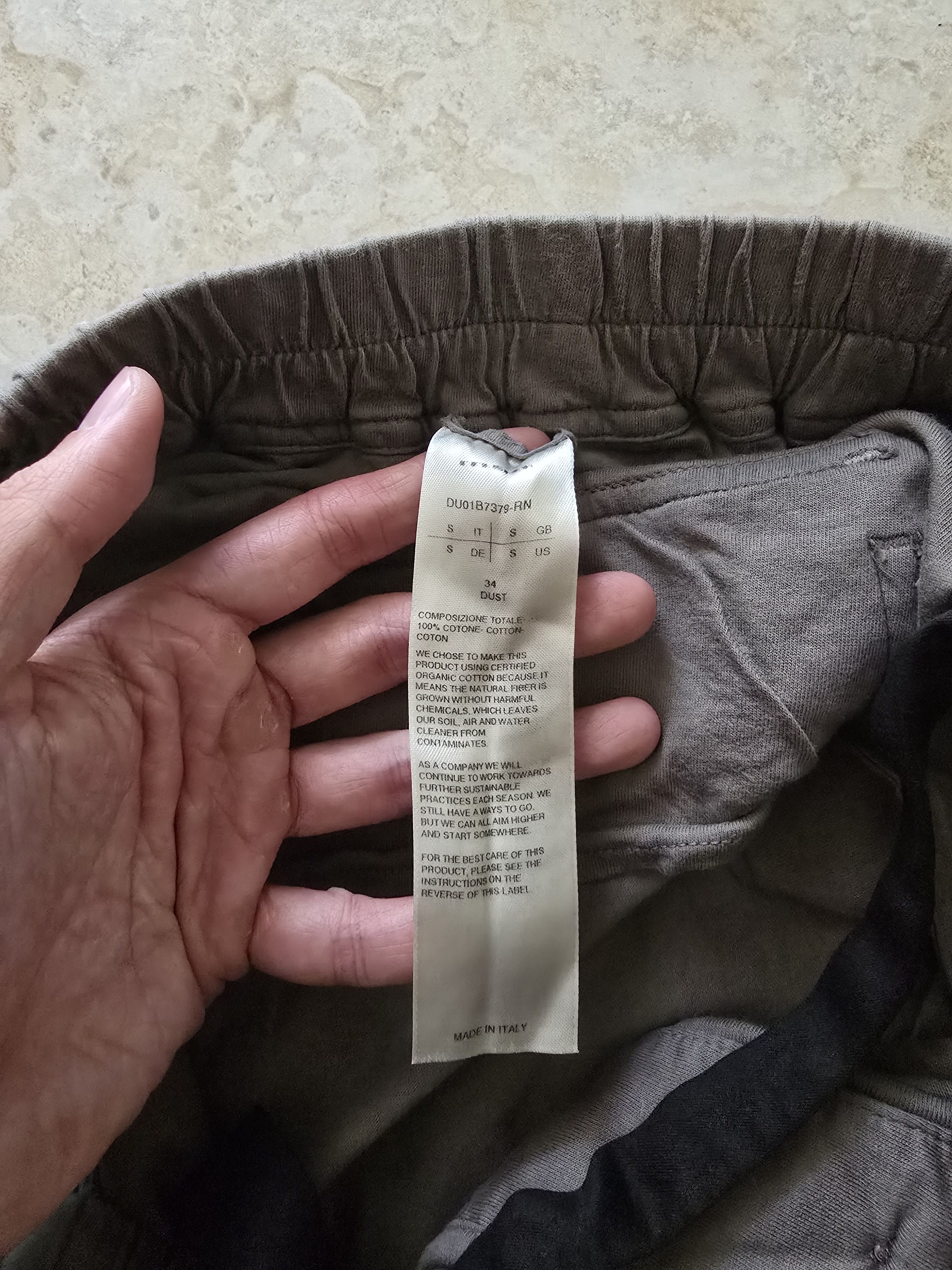 Rick Owens Drkshdw Rick Owens Drkshdw Dust Baggy Drawstring Pants Size US 32 / EU 48 - 4 Thumbnail