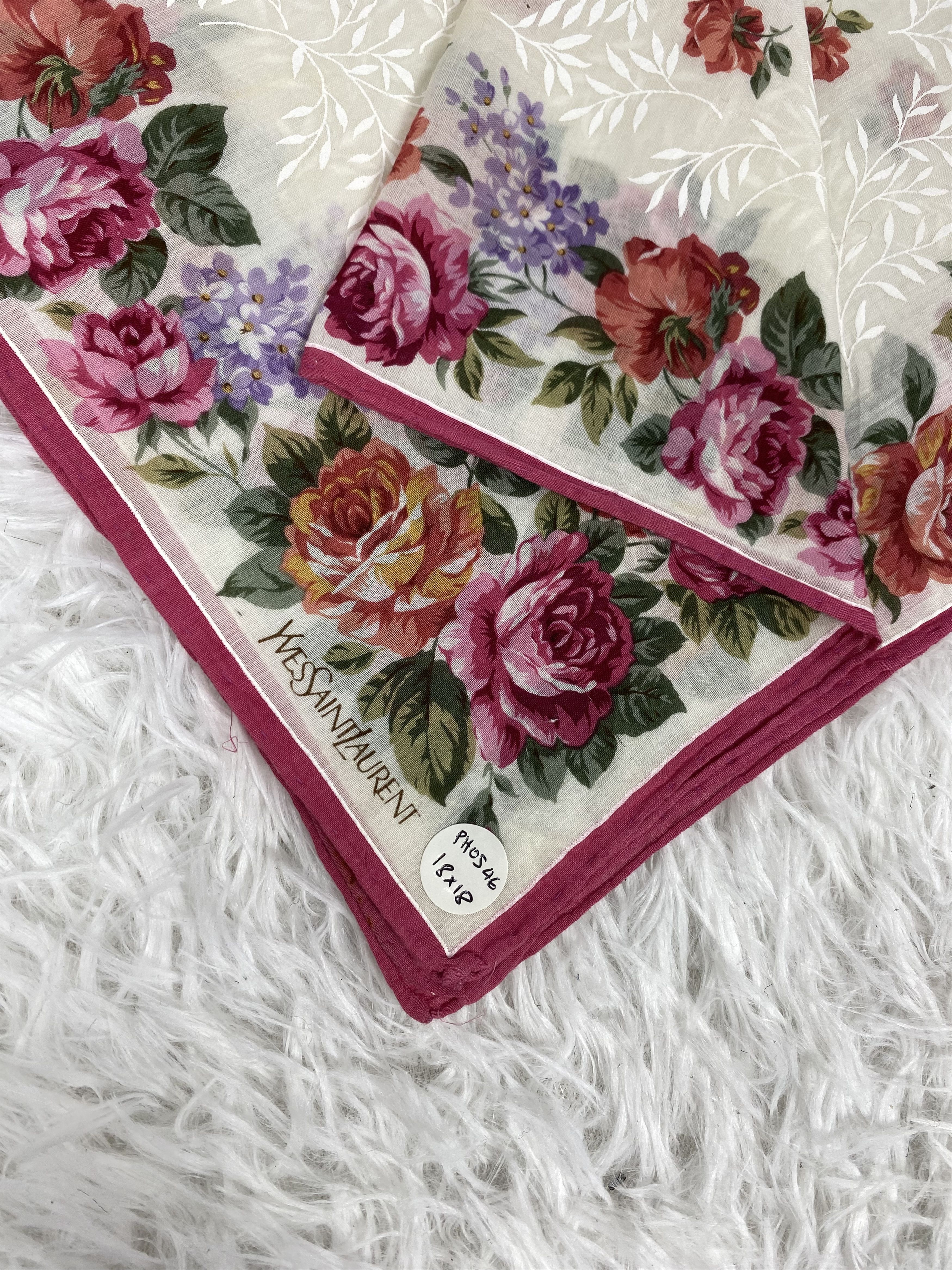 Yves Saint Laurent Vintage Yves Saint Laurent Handkerchief Neckerchief PH0546 Size ONE SIZE - 2 Thumbnail