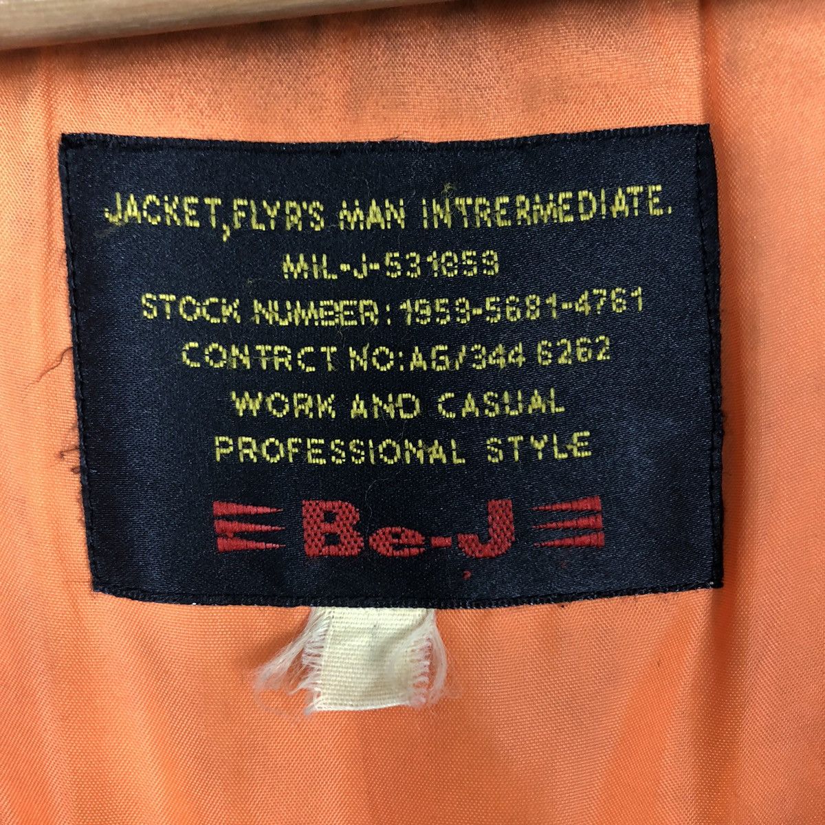Japanese Brand × Vintage 📌Vintage Bomber Jacket Reversible Be-J For Parachute Design Size US L / EU 52-54 / 3 - 20 Thumbnail