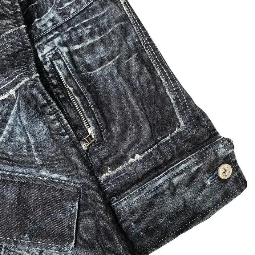 Marithe + Francois Girbaud Marithe Francois Girbaud Distressed Indigo Denim Coverall Size US M / EU 48-50 / 2 - 2 Thumbnail