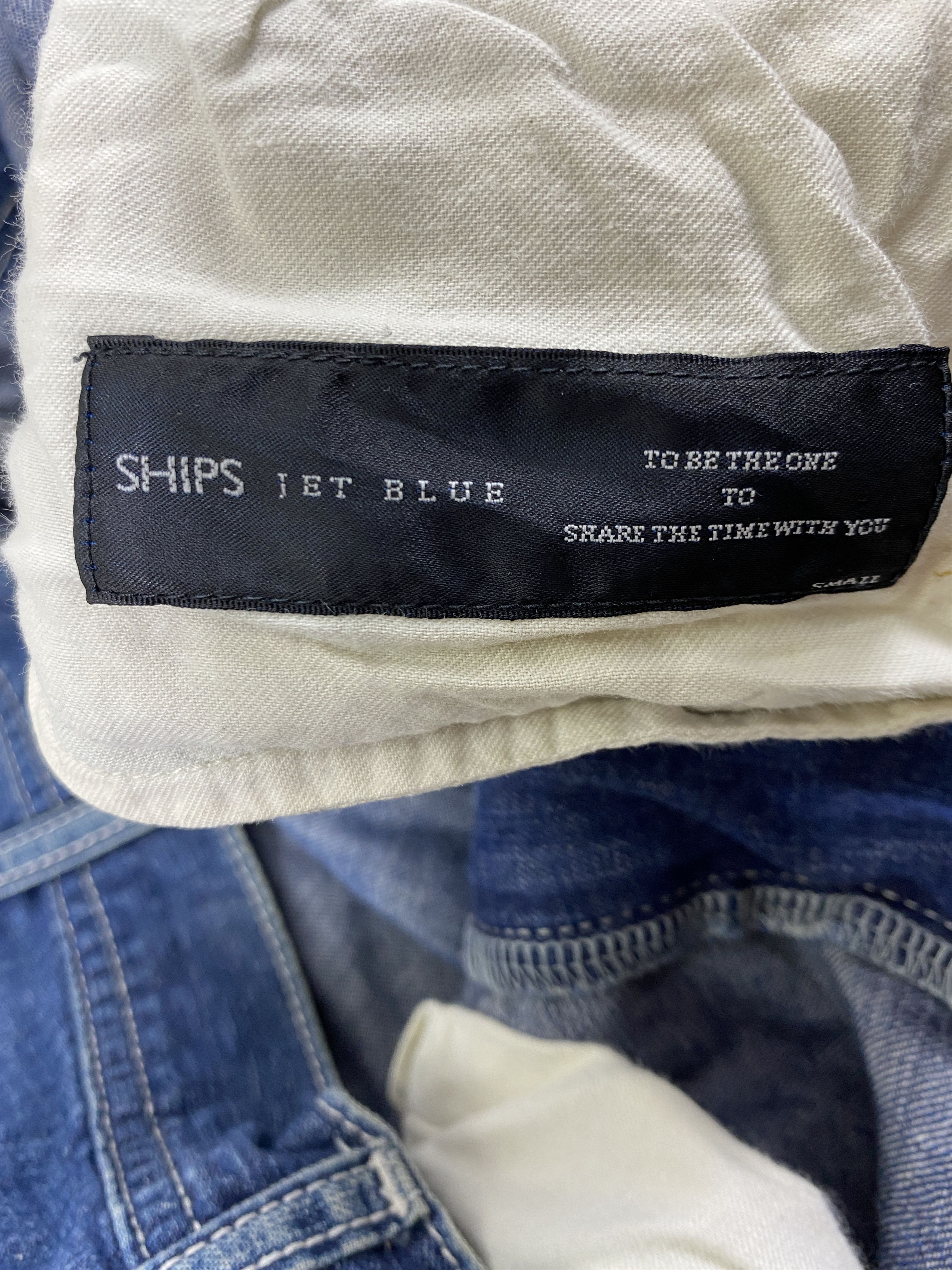 Japanese Brand Faded Blue Vintage Ships Carpenter Jeans 31x26 Denim- JN3758 Size US 31 - 11 Thumbnail