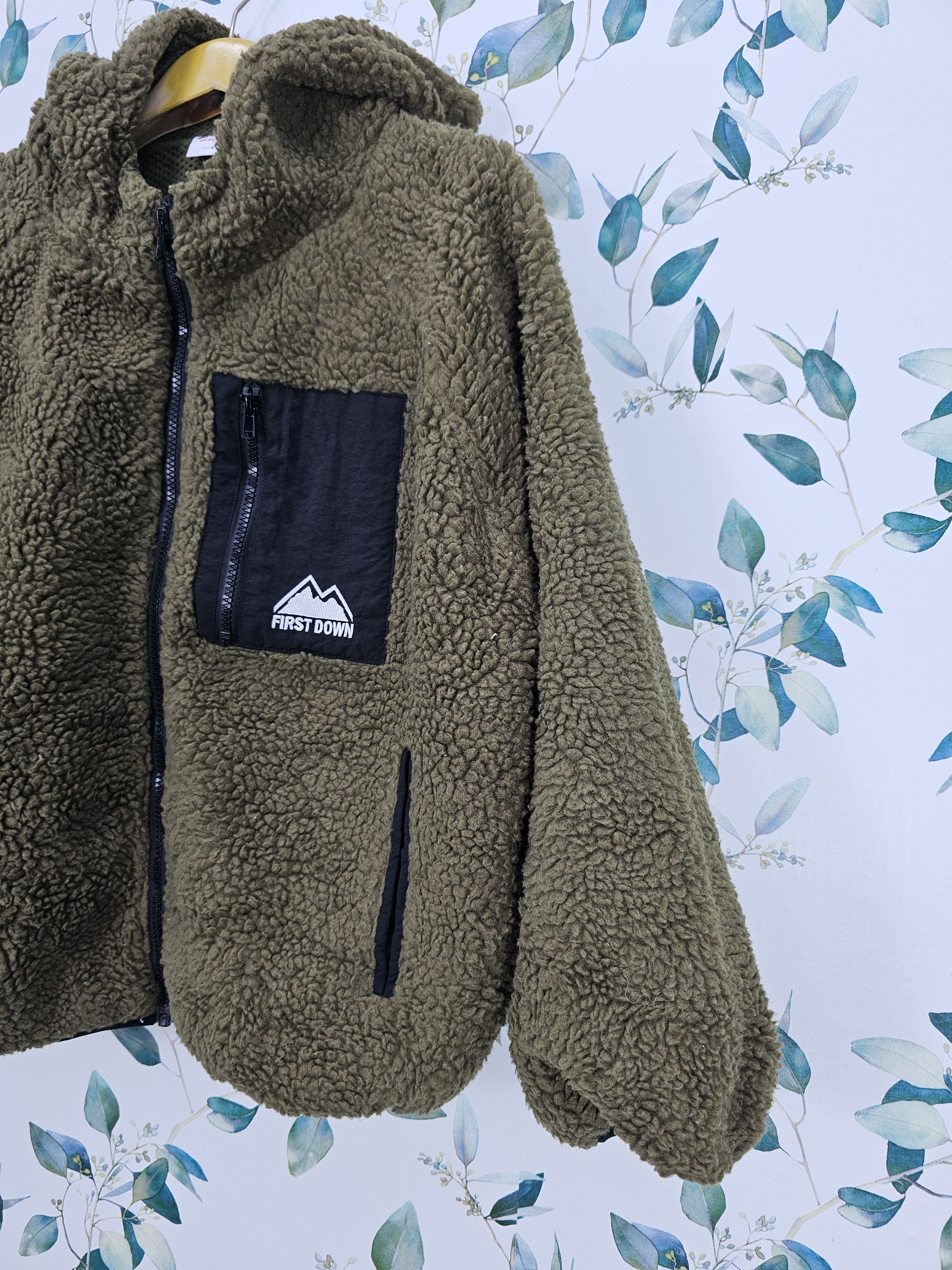 Other Vintage First Down Sherpa Fleece Hiking Hunting Jacket J0100 Size US L / EU 52-54 / 3 - 2 Thumbnail
