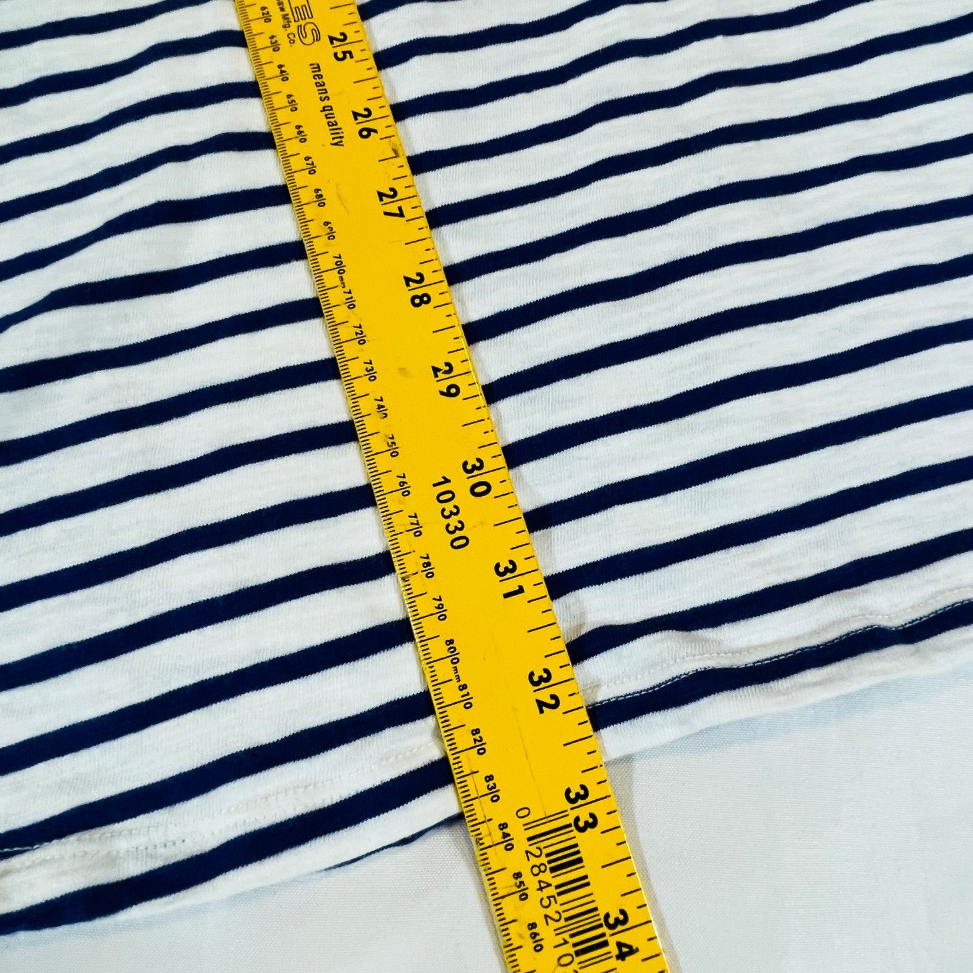 Other Striped Navy & White V-Neck T-Shirt Dress Women’s Small S By Size S / US 4 / IT 40 - 4 Thumbnail