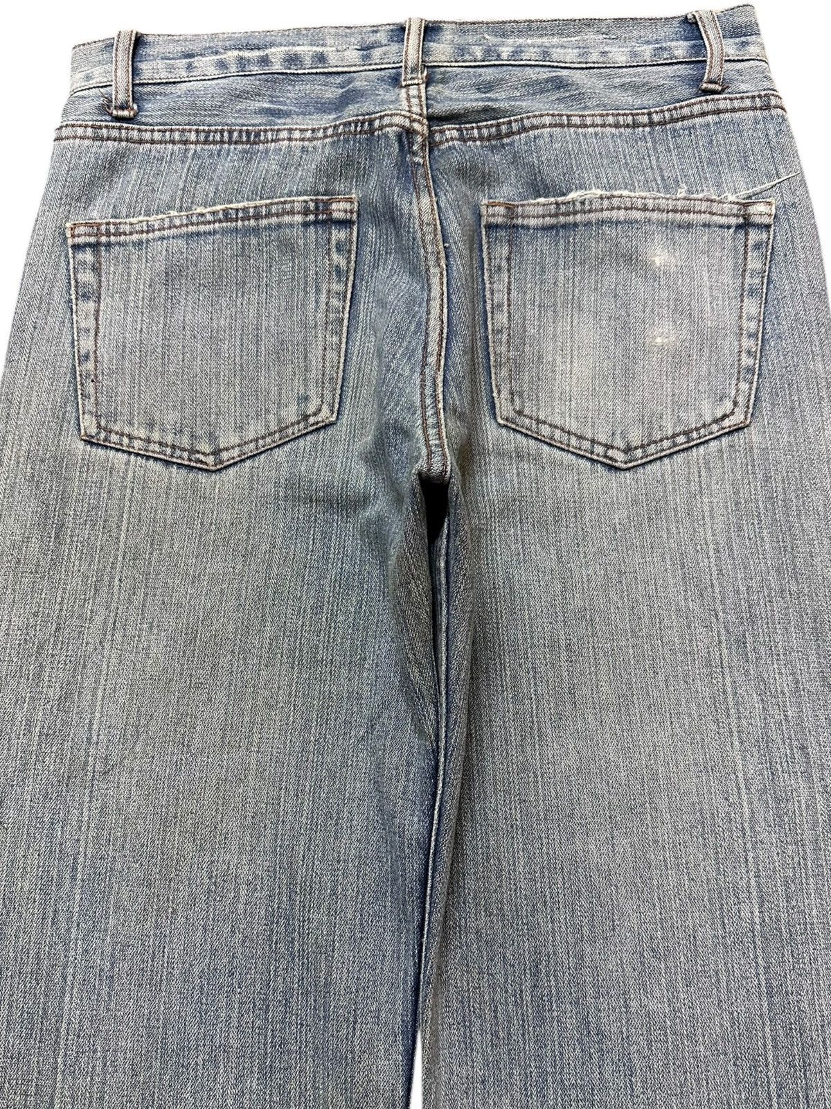 Japanese Brand Vintage Nylaus Clothing Faded Grunge Distressed Denim Size US 31 - 7 Thumbnail