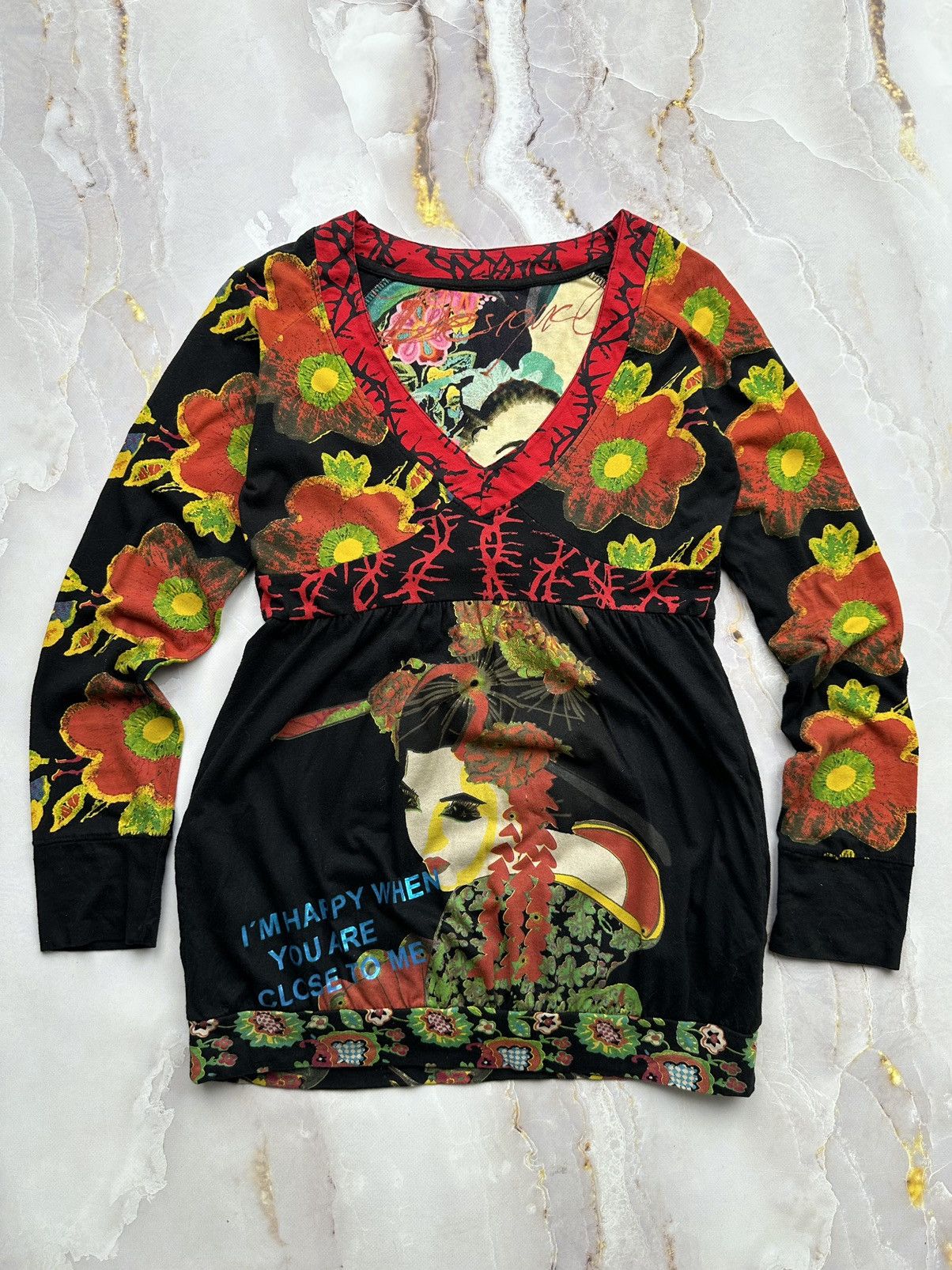 Desigual Desigual Multicolor Long Sleeve Size M / US 6-8 / IT 42-44 - 1 Thumbnail