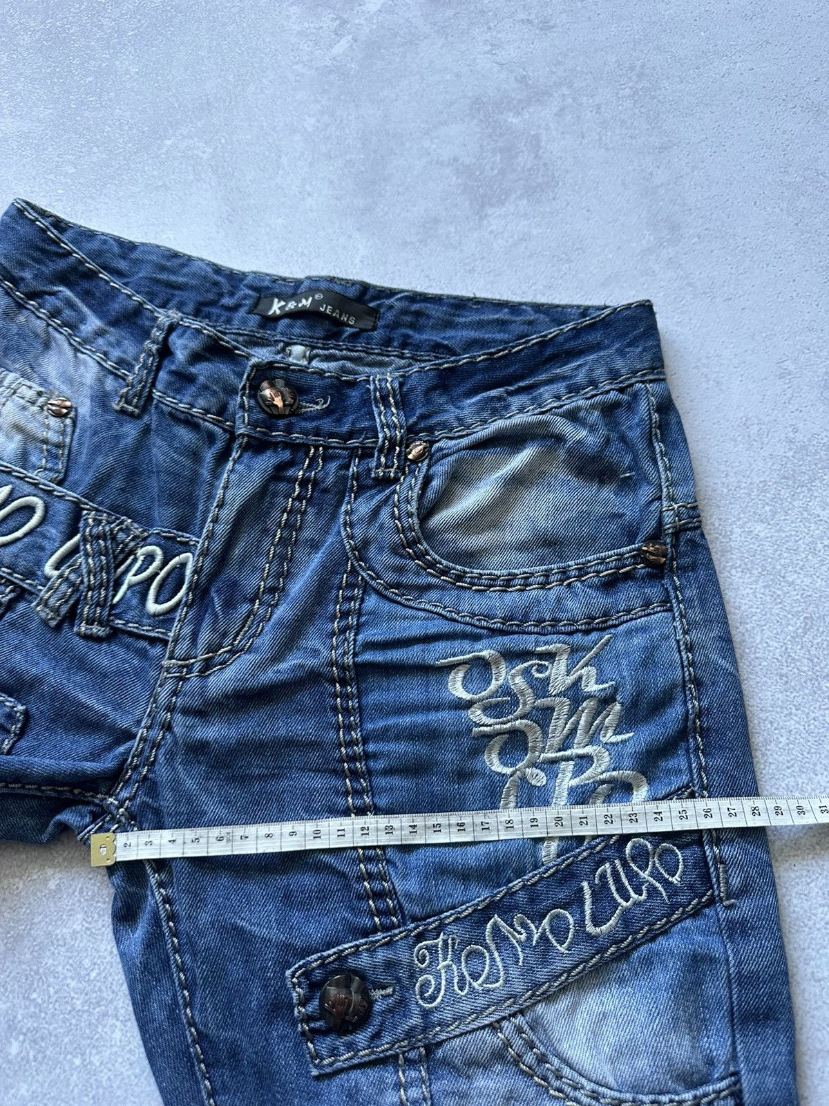 Japanese Brand × Vintage Jeans Kosmo-Lupo Y2K Japanese Style size 29 Vintage Crazy Size US 29 - 12 Thumbnail