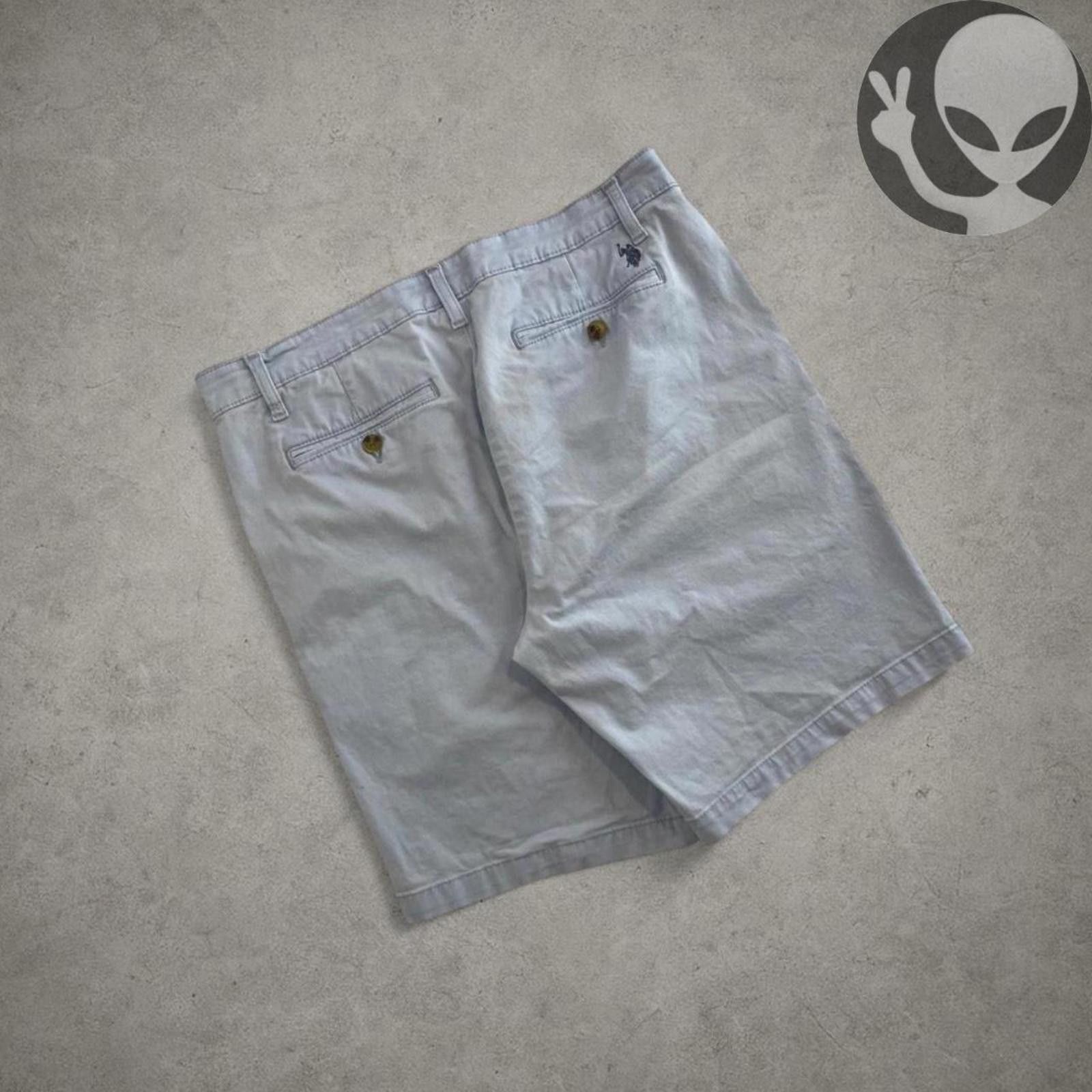 U.S. Polo Assn. U.S. Polo Assn. Men's Chino Shorts 34 Light Blue Casual Size US 34 / EU 50 - 3 Thumbnail