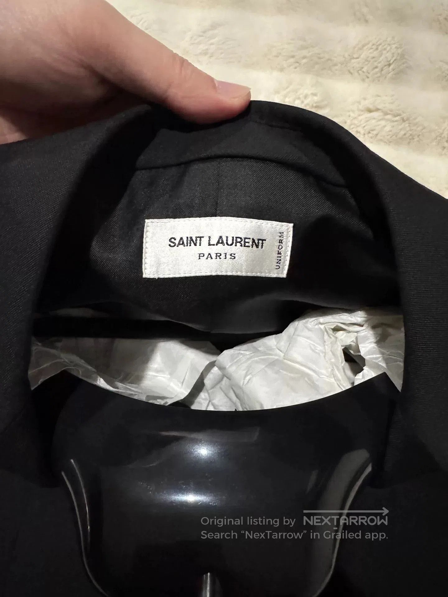 Saint Laurent Paris saint laurent women's smoking jacket new. Size US S / EU 44-46 / 1 - 2 Thumbnail