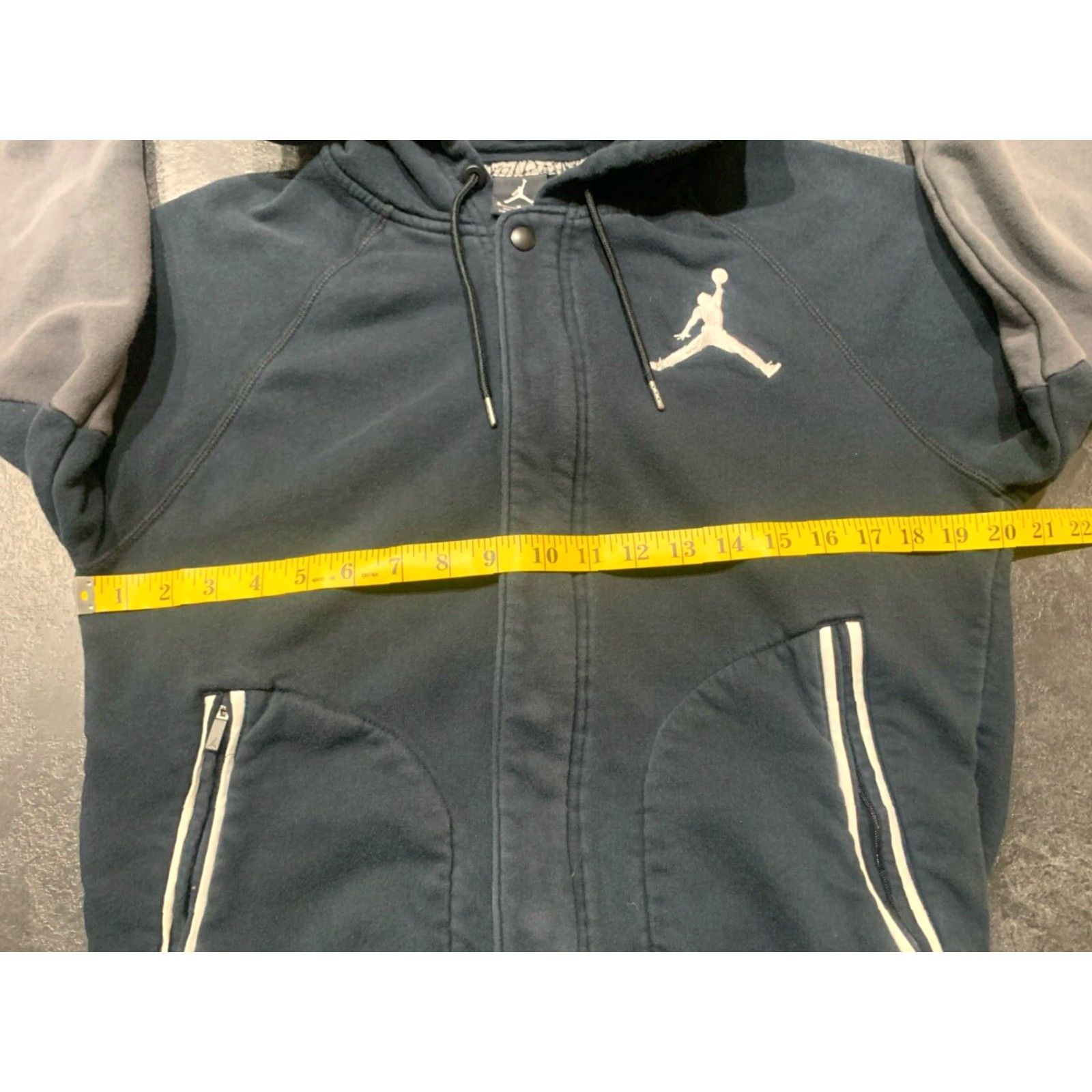 Nike Nike Jordan Hooded Sweatshirt Mens Small Black Full Zip Size US S / EU 44-46 / 1 - 7 Thumbnail