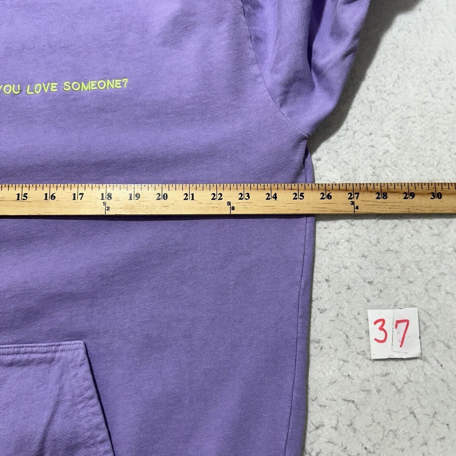 Boys Lie Boys Lie 1 Size Hoodie How Do You Know When You Love Someone Size ONE SIZE - 8 Thumbnail