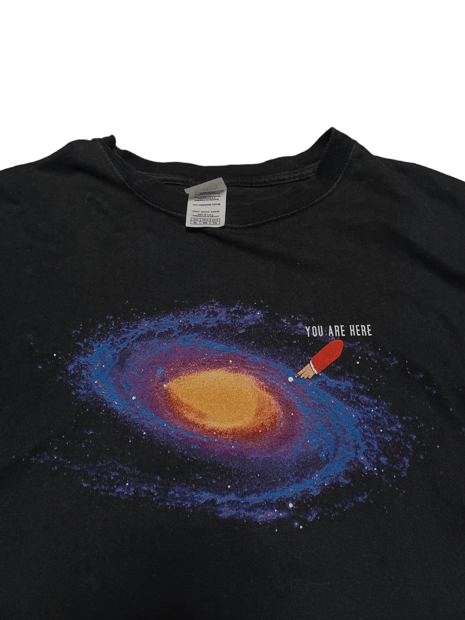 Delta YOU ARE HERE SPACE DELTA MADE IN MEXICO VINTAGE TEE Size US XL / EU 56 / 4 - 2 Thumbnail