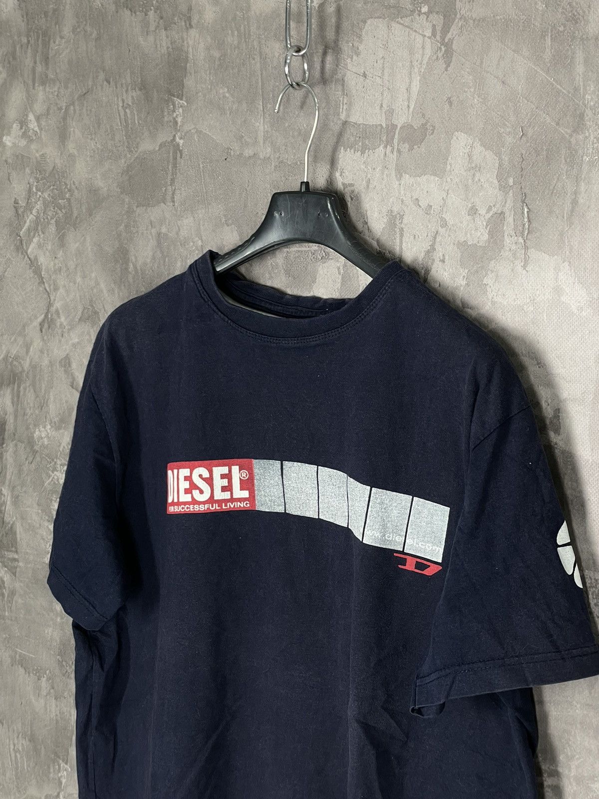 Diesel × Vintage DIESEL VINTAGE BIG LOGO T-SHIRT 90s Size US M / EU 48-50 / 2 - 6 Thumbnail