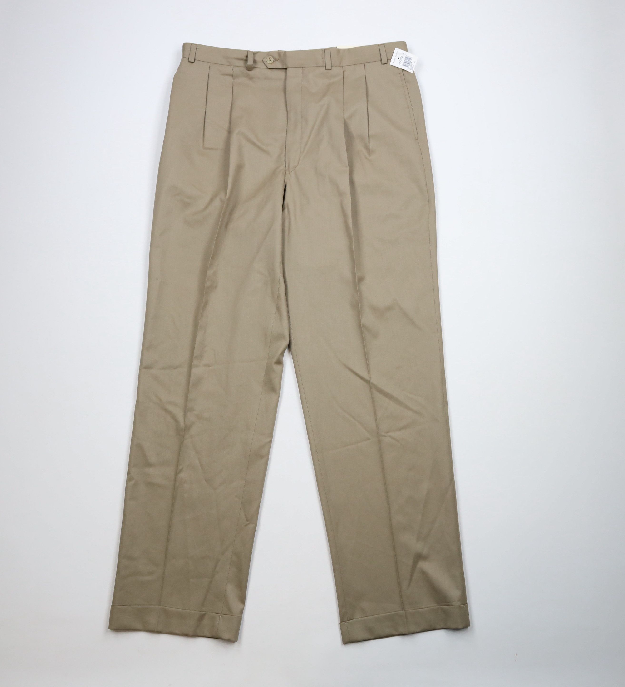Ralph Lauren × Vintage Deadstock Vintage 90s Ralph Lauren Cashmere Wide Leg Pants Size US 38 / EU 54 - 1 Thumbnail