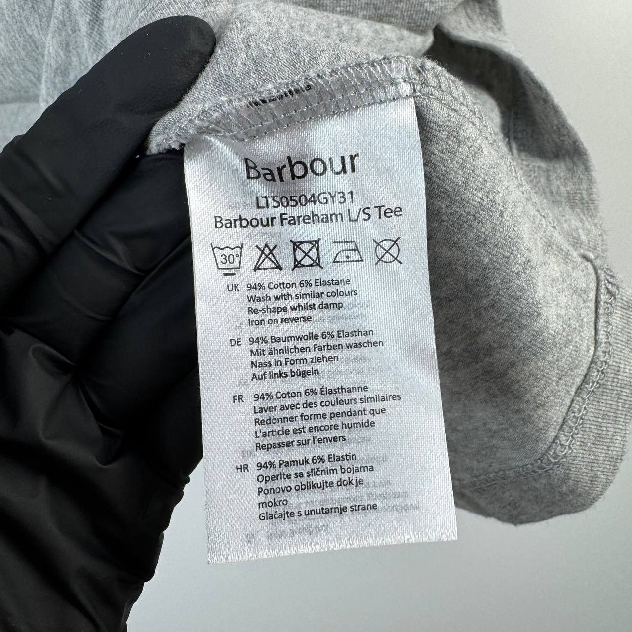 Barbour Barbour Dog Graphic Long Sleeve T-Shirt Grey Womens Size S Size S / US 4 / IT 40 - 4 Thumbnail