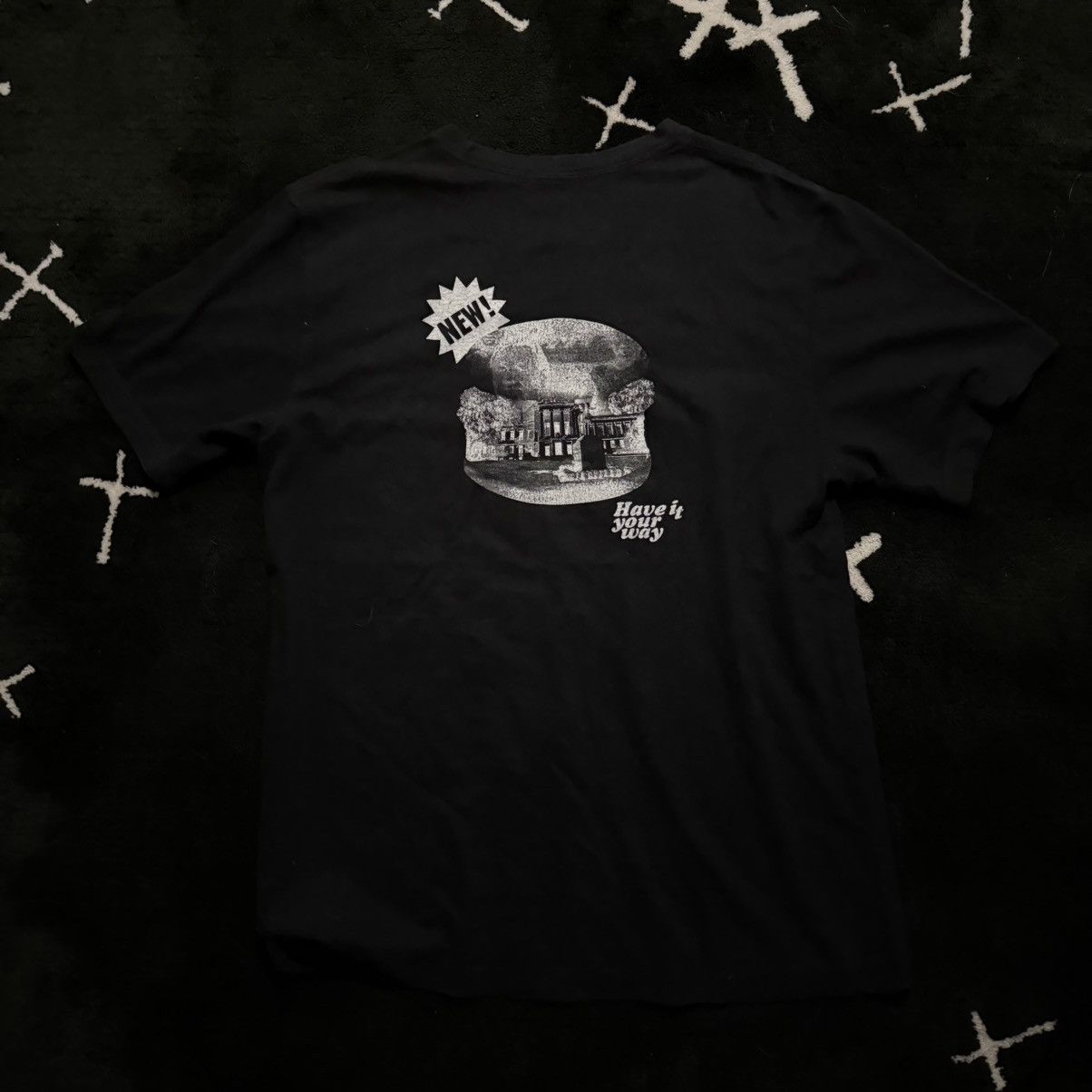 Undercover AW03 - Osama Bin Laden / Bush Burger T Shirt Size US L / EU 52-54 / 3 - 2 Thumbnail