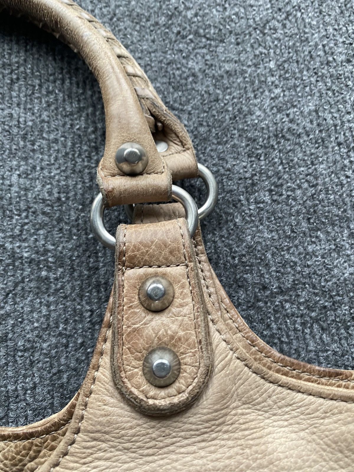 LIEBESKIND BERLIN 🔥90s Liebeskind Leather Beige Vntg Handle Bag women os Size ONE SIZE - 23 Thumbnail