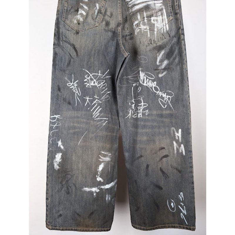 Balenciaga o1rshd1 Q:2 / Baggy Pants / Jeans in Light Blue Size US 34 / EU 50 - 12 Thumbnail