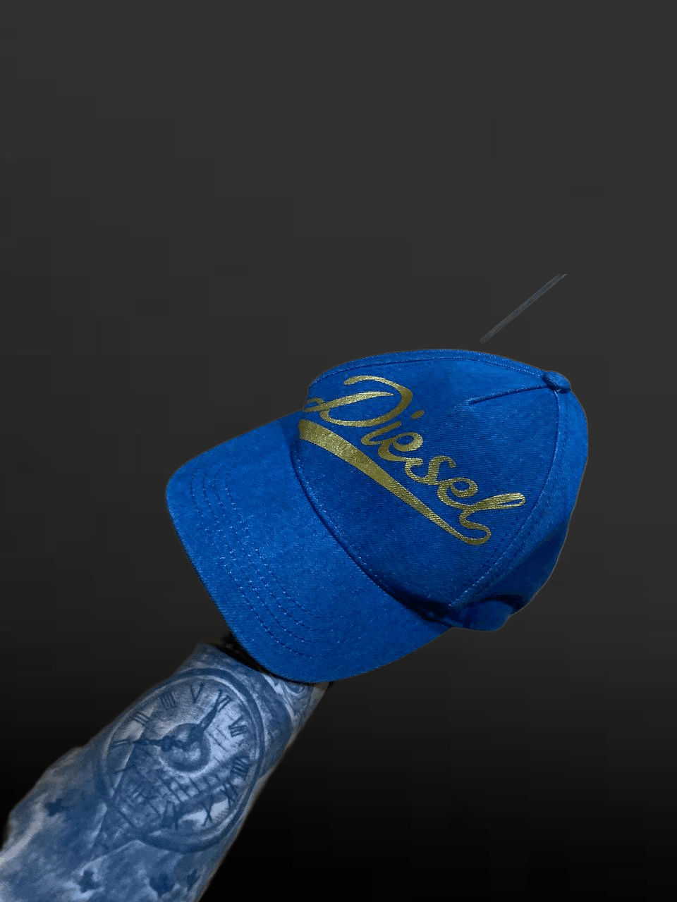 Diesel VINTAGE DIESEL DISTRESSED HAT BIG LOGO Y2K STREETWEAR Y2K Size ONE SIZE - 1 Thumbnail