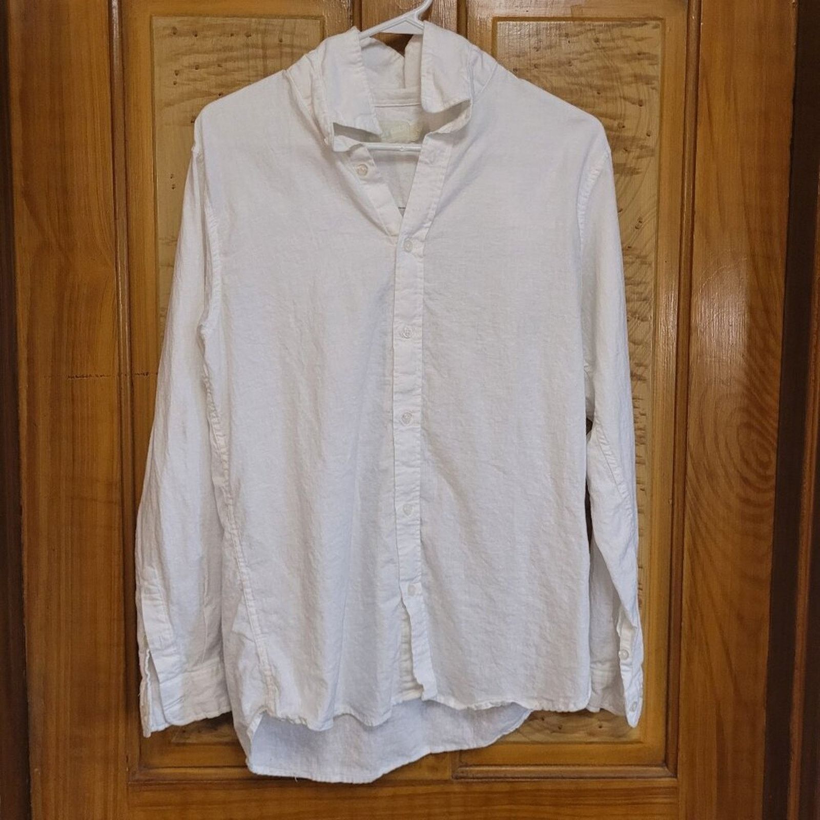 Benny Gold Benny Gold Men's White Casual Button Down Shirt Size Large Size US L / EU 52-54 / 3 - 1 Thumbnail