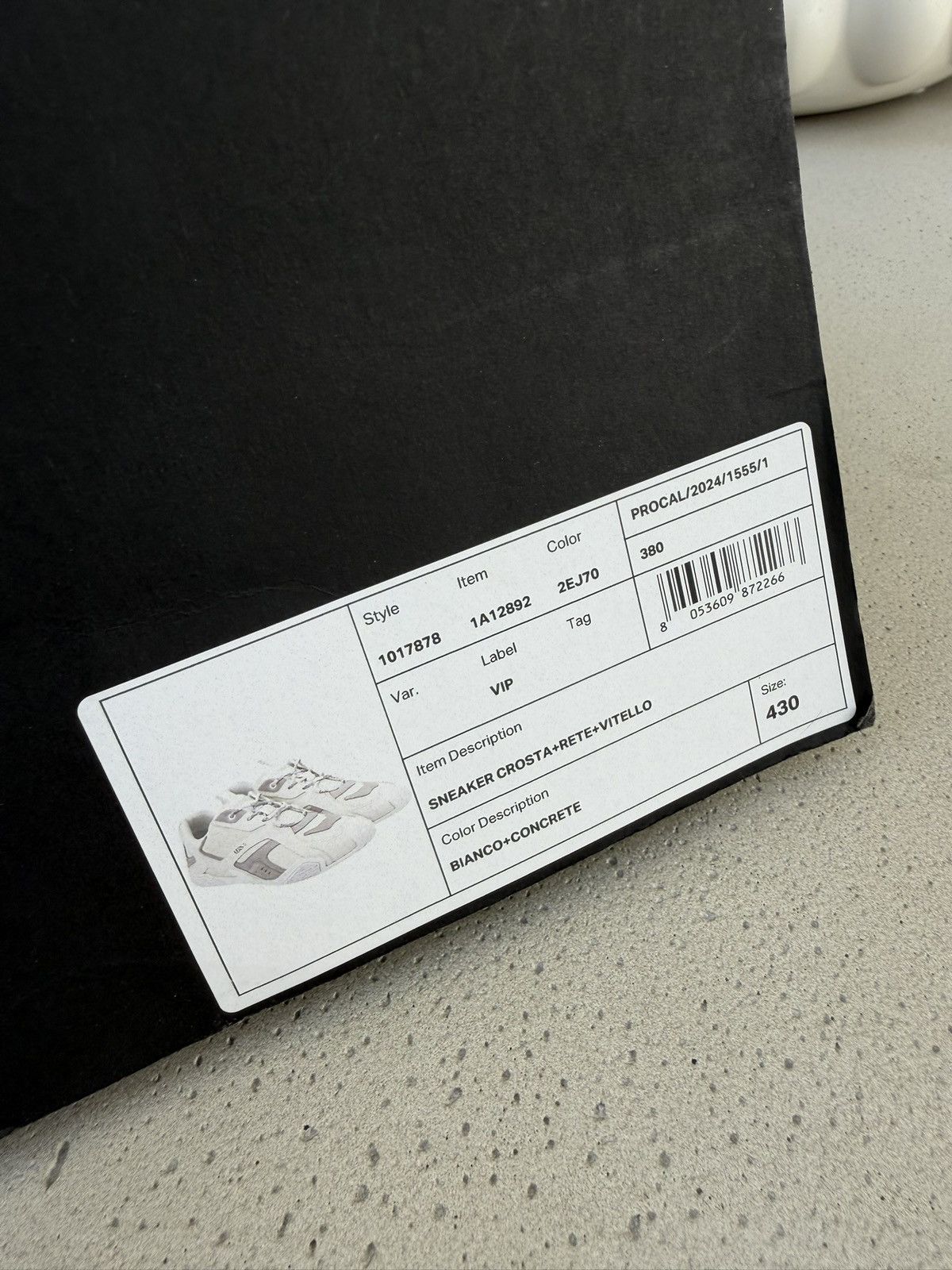 Versace Versace Sneaker Crosta Leather White Size US 9 / EU 42 - 8 Thumbnail
