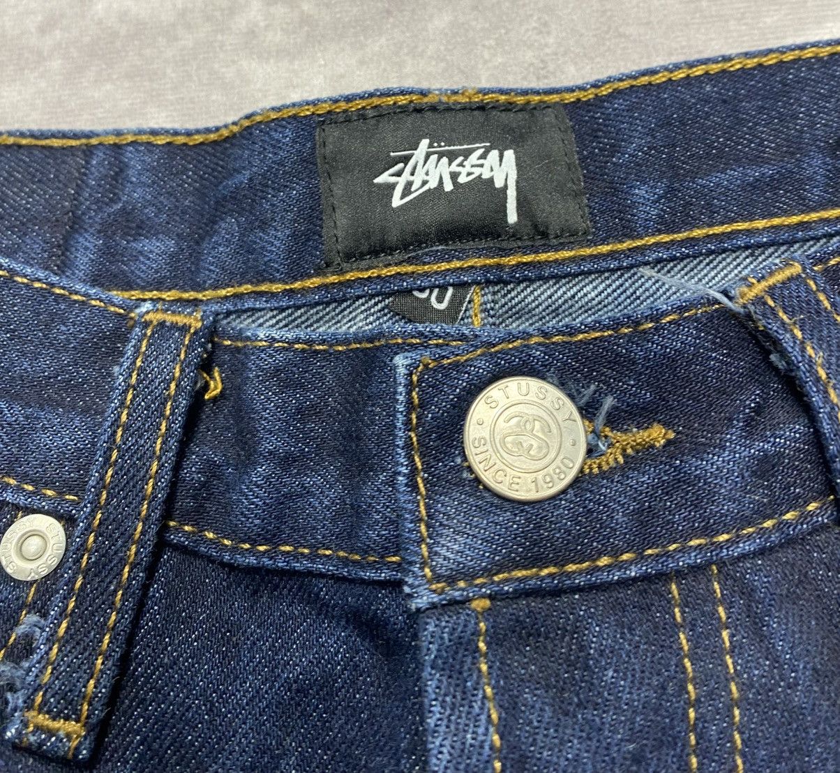 Stussy Stussy Dark Blue Denim Skinny Jeans Size US 30 / EU 46 - 2 Thumbnail