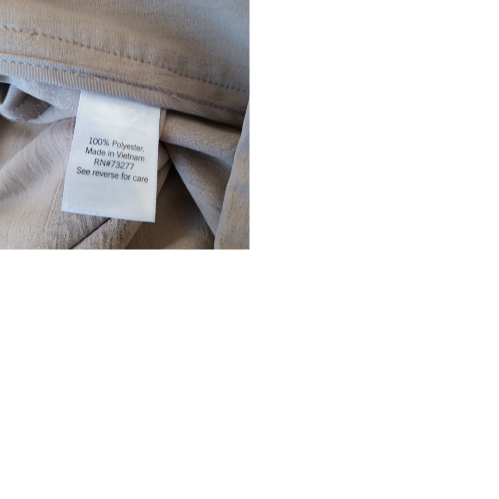 Nine West Nine West Ankle Pants Womens XL Beige Wide-Leg Pleated Pull On Size 40" / US 18 - 9 Thumbnail
