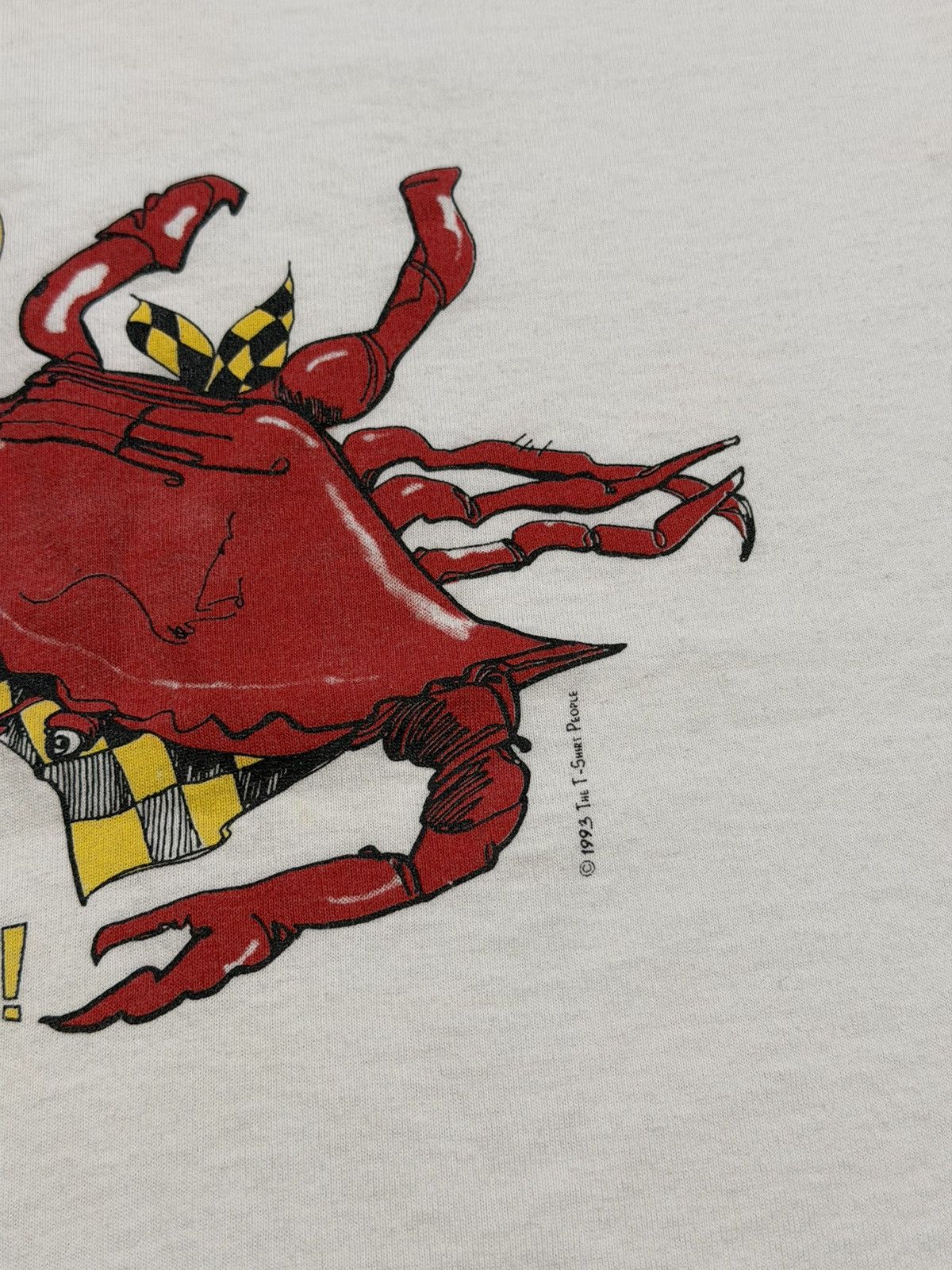 Other Vintage Maryland Is For Crab T Shirt Single Stitch Thin 1993 Size US M / EU 48-50 / 2 - 6 Thumbnail