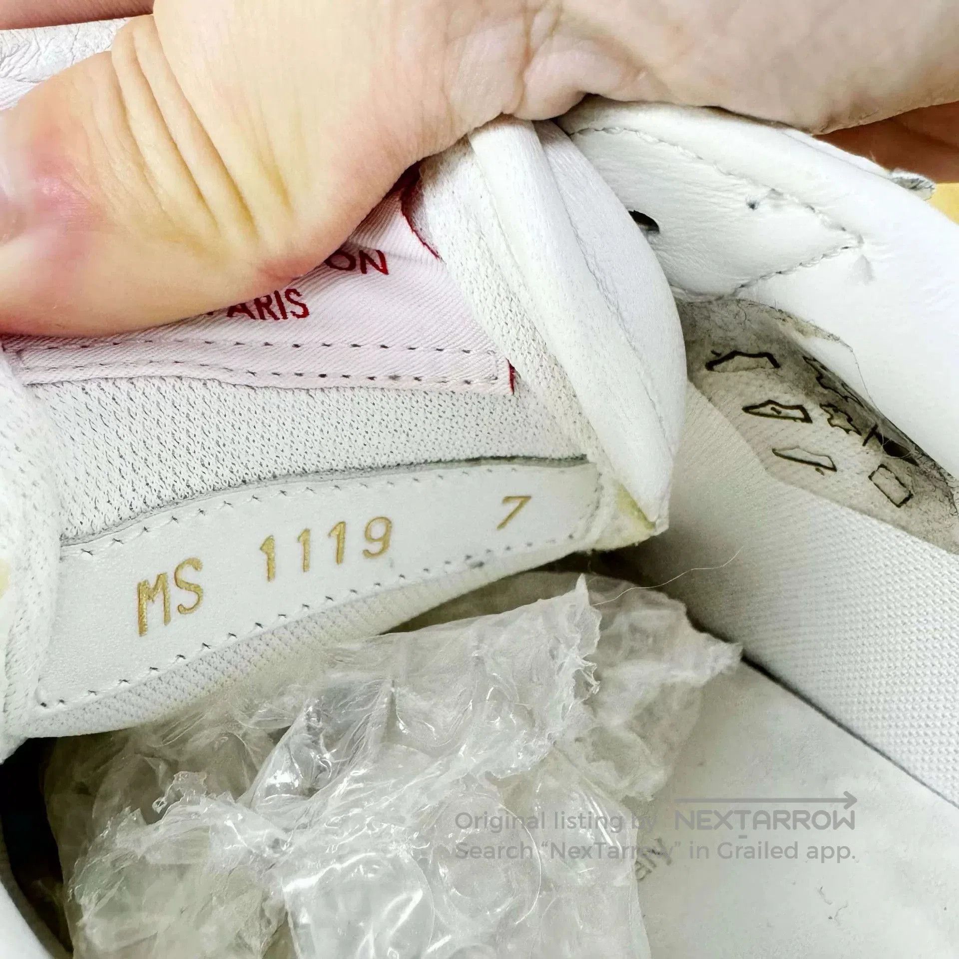 Louis Vuitton louis vuitton white red casual sneakers. Size US 7 / EU 40 - 6 Thumbnail