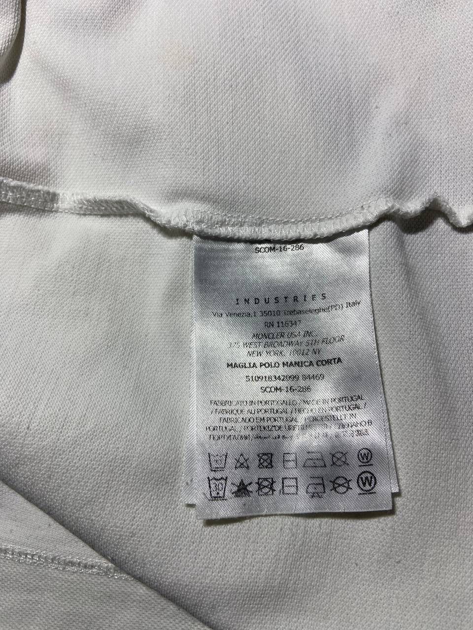Moncler Men’s Moncler white polo T-shirt premium cotton Size XL Size US XL / EU 56 / 4 - 9 Thumbnail