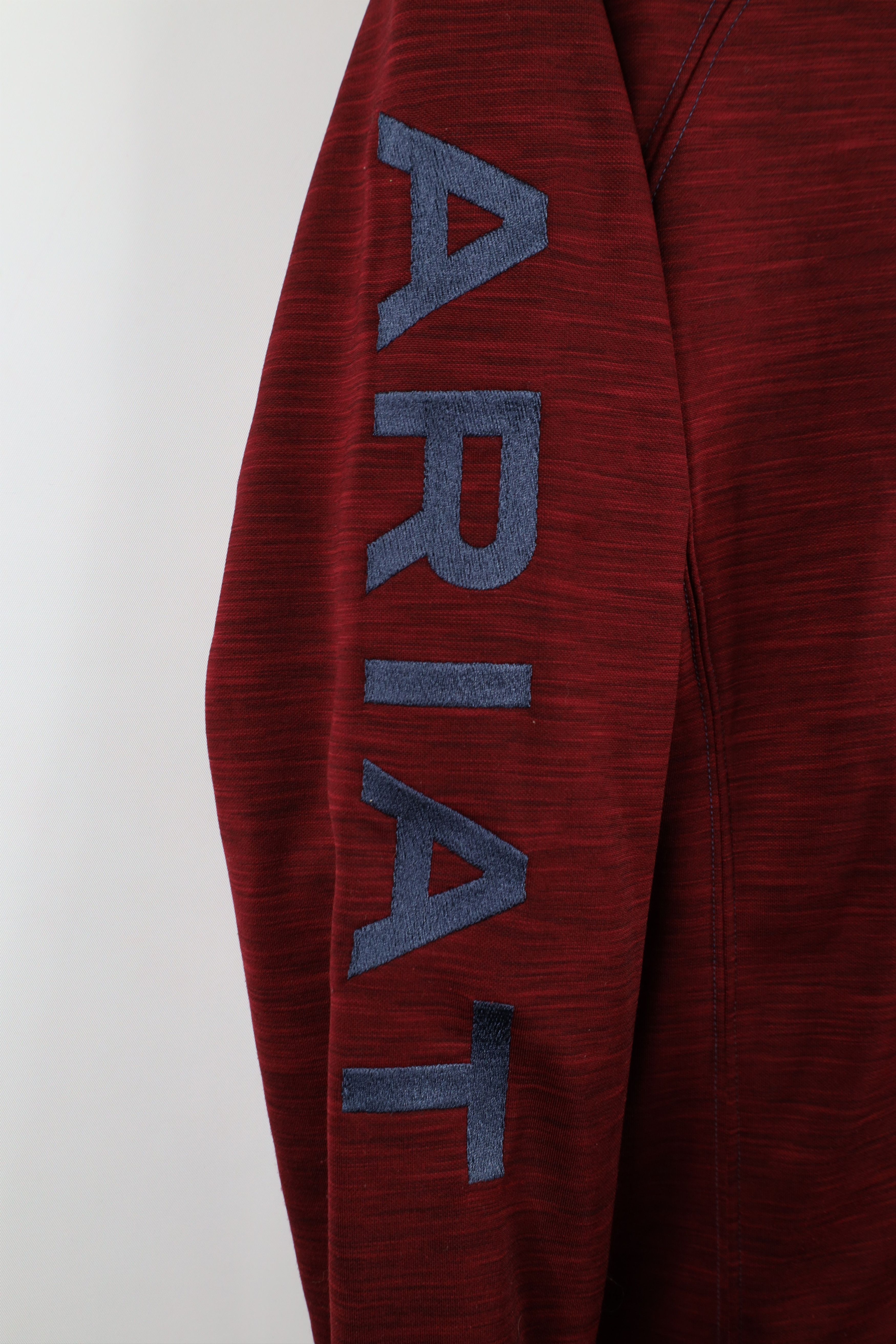 Ariat × Vintage Ariat Tek Series Spell Out Half Zip Pullover Sweatshirt Red Size L / US 10 / IT 46 - 4 Thumbnail