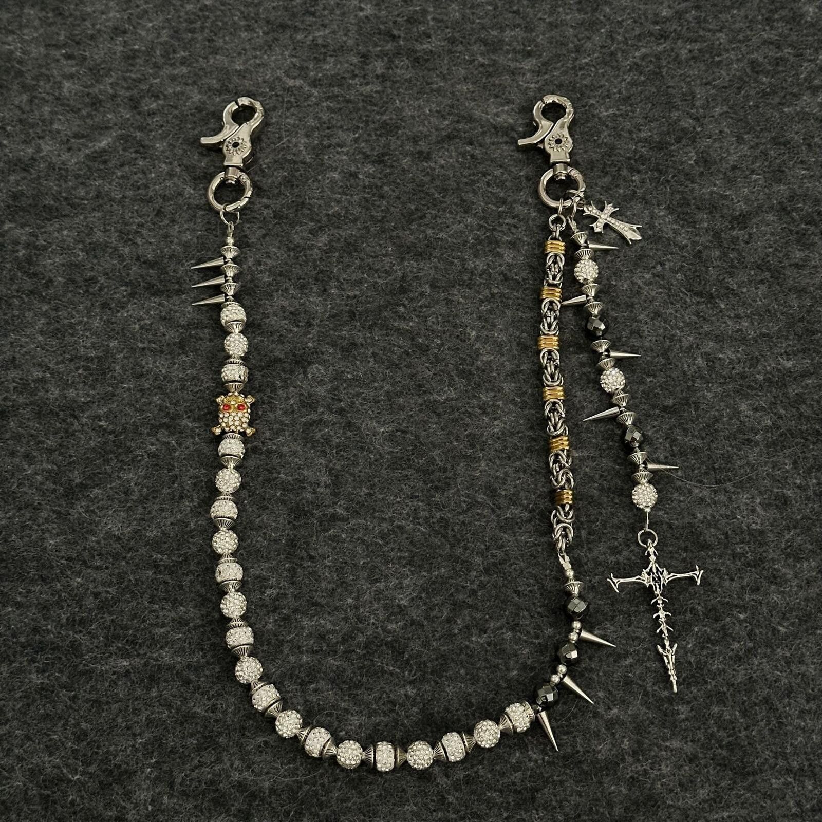 Jewelry Dragon Bone Crystal Bead Waist Chain | Beast Eye Pendant Size ONE SIZE - 4 Thumbnail