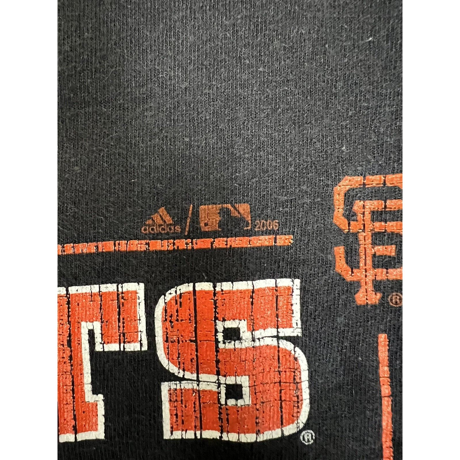 Adidas Vintage Adidas San Francisco Giants Long Sleeve Shirt Black Size US XL / EU 56 / 4 - 3 Thumbnail